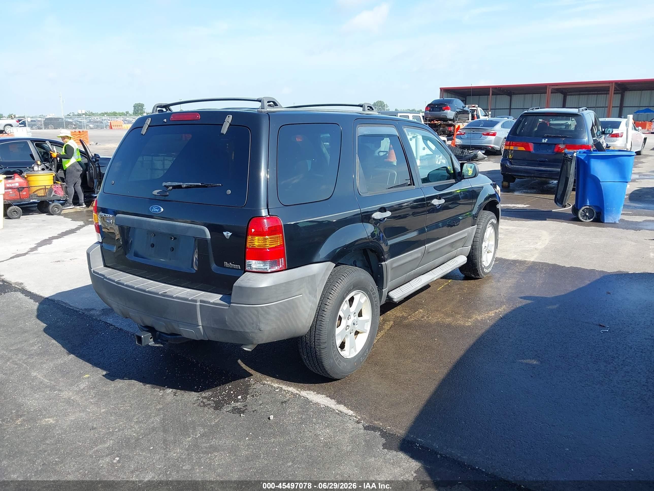 2006 Ford Escape Xlt/xlt Sport Black vin: 1FMCU93116KC95533