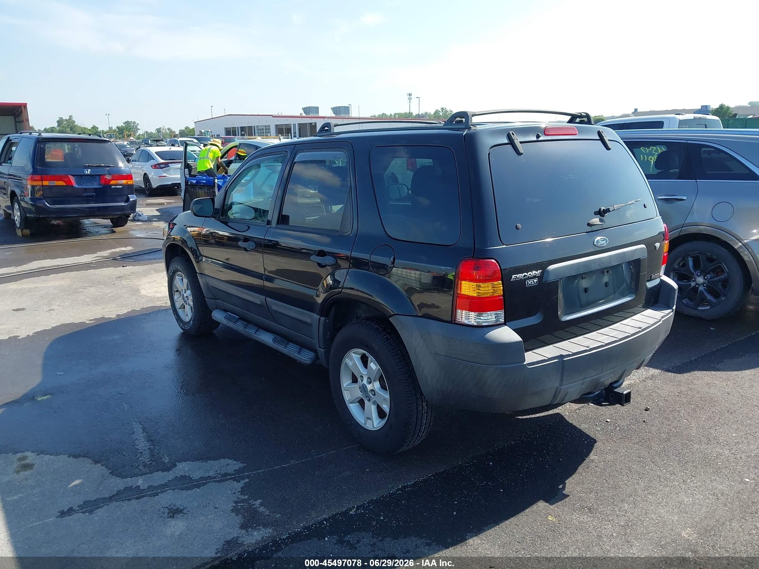 2006 Ford Escape Xlt/xlt Sport Black vin: 1FMCU93116KC95533