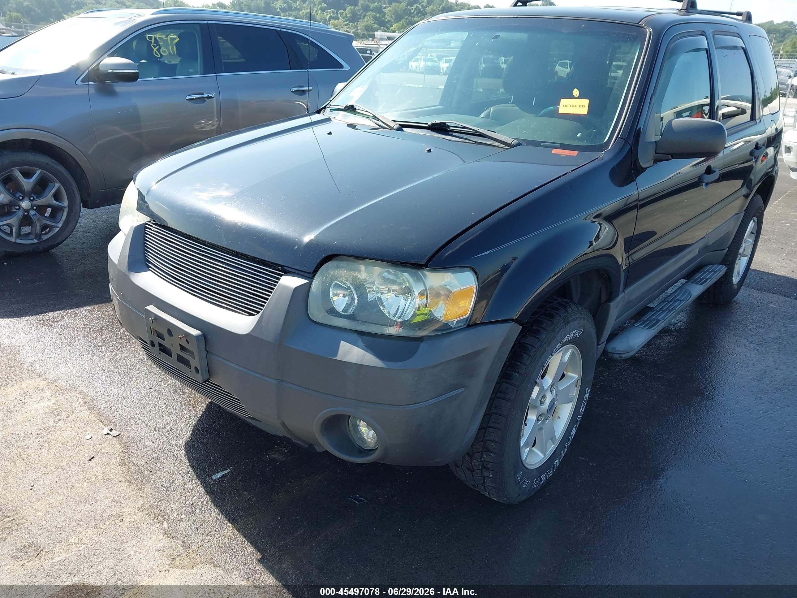 2006 Ford Escape Xlt/xlt Sport Black vin: 1FMCU93116KC95533
