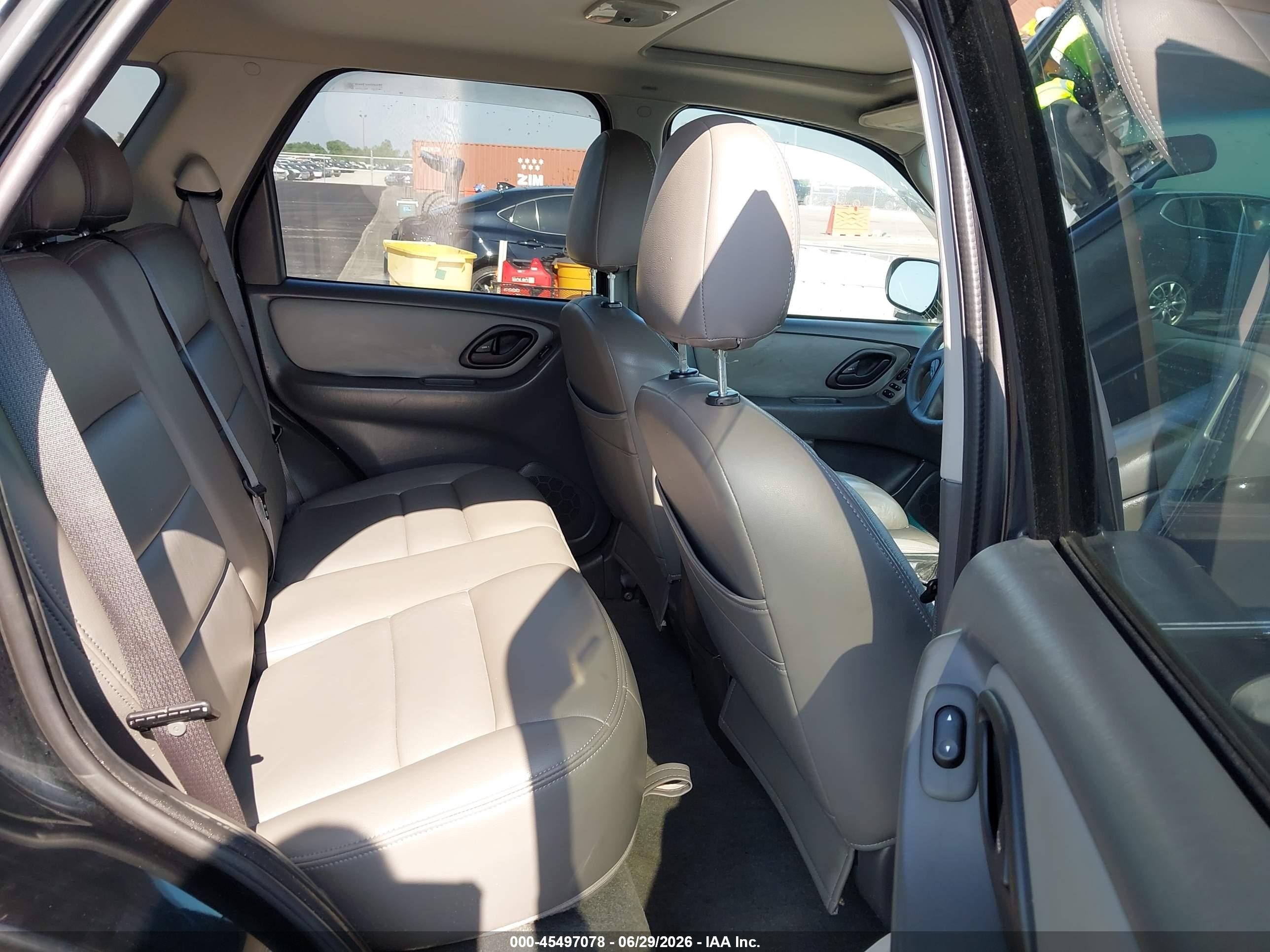 2006 Ford Escape Xlt/xlt Sport Black vin: 1FMCU93116KC95533