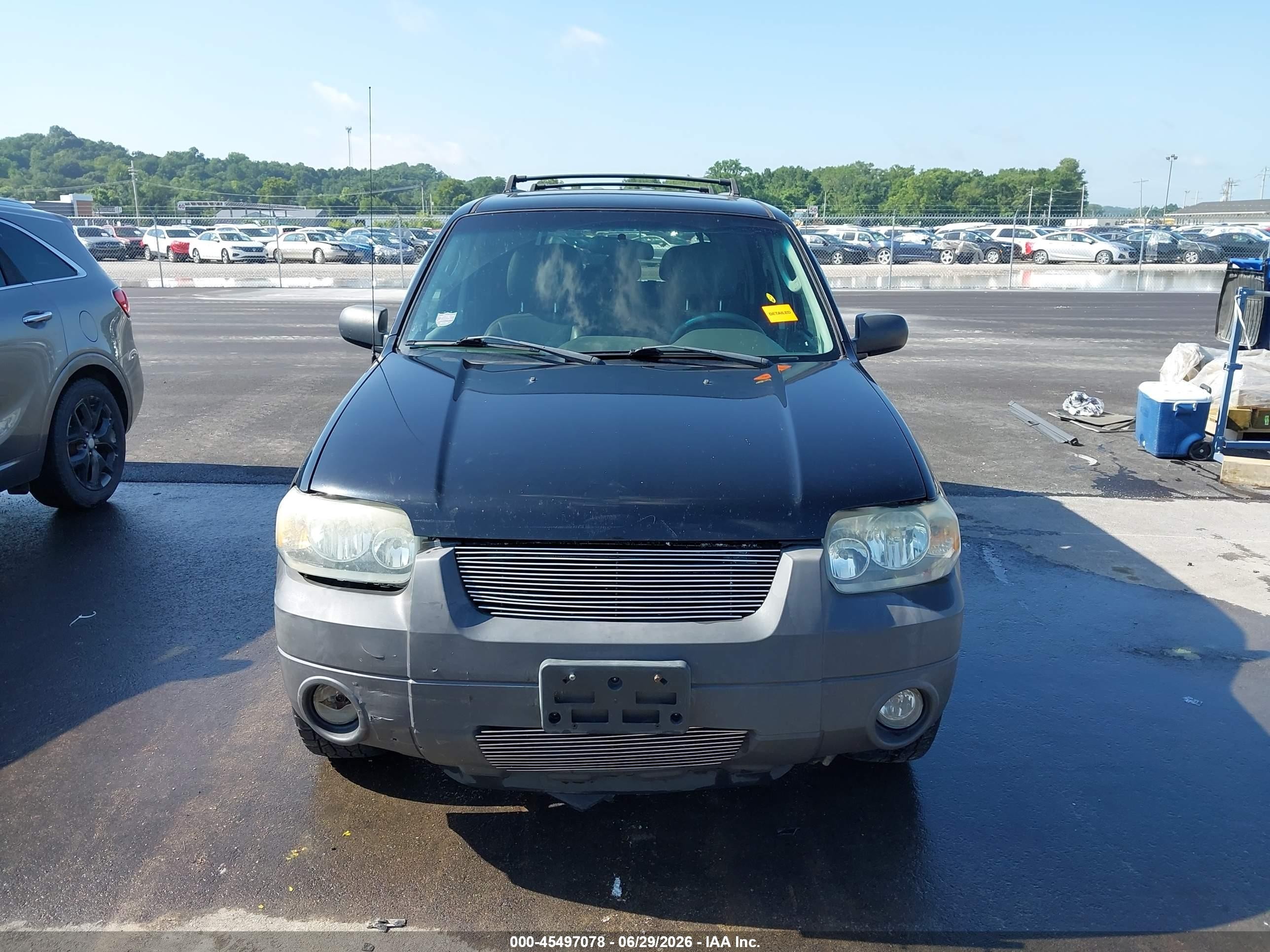2006 Ford Escape Xlt/xlt Sport Black vin: 1FMCU93116KC95533