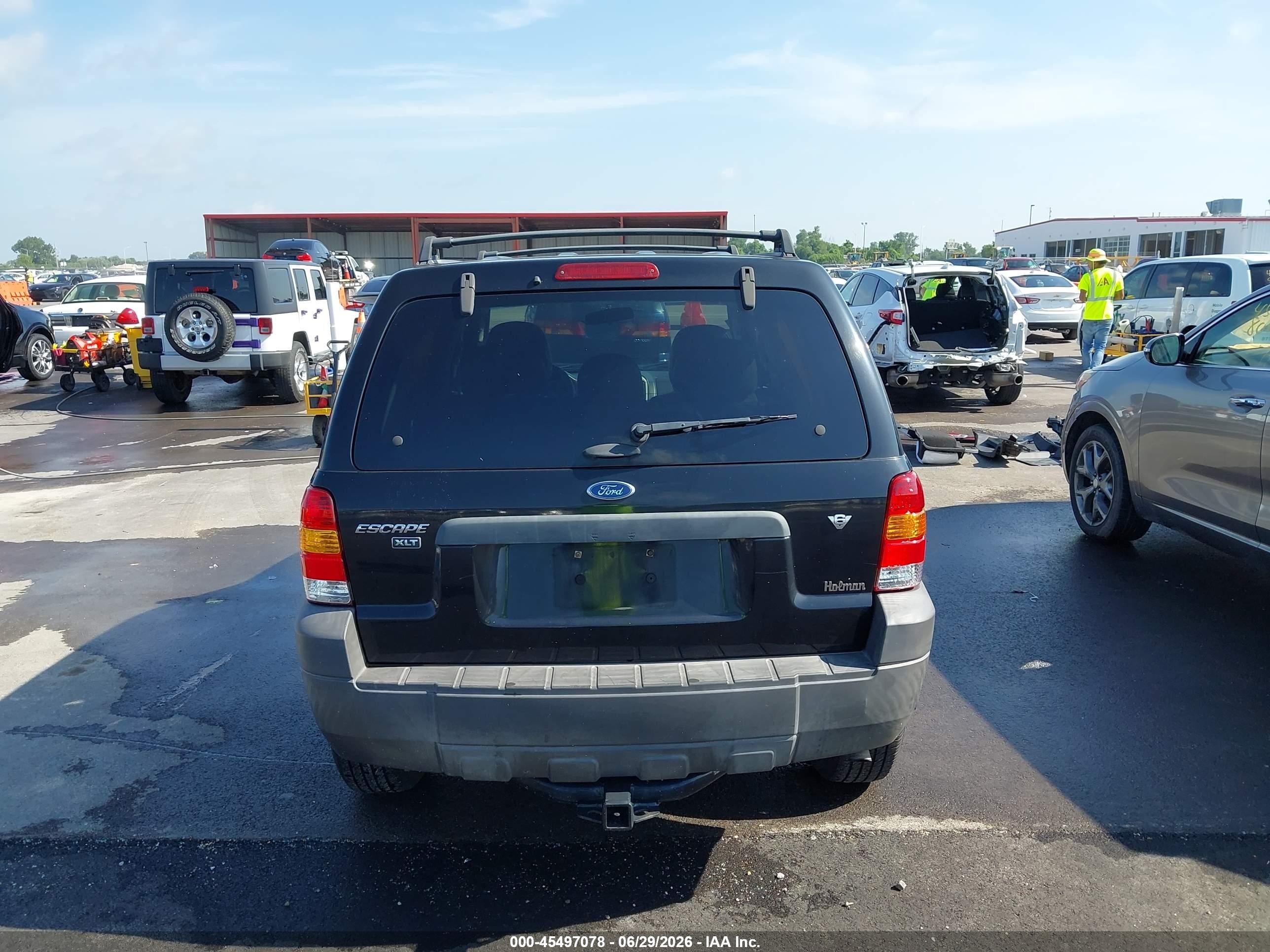2006 Ford Escape Xlt/xlt Sport Black vin: 1FMCU93116KC95533