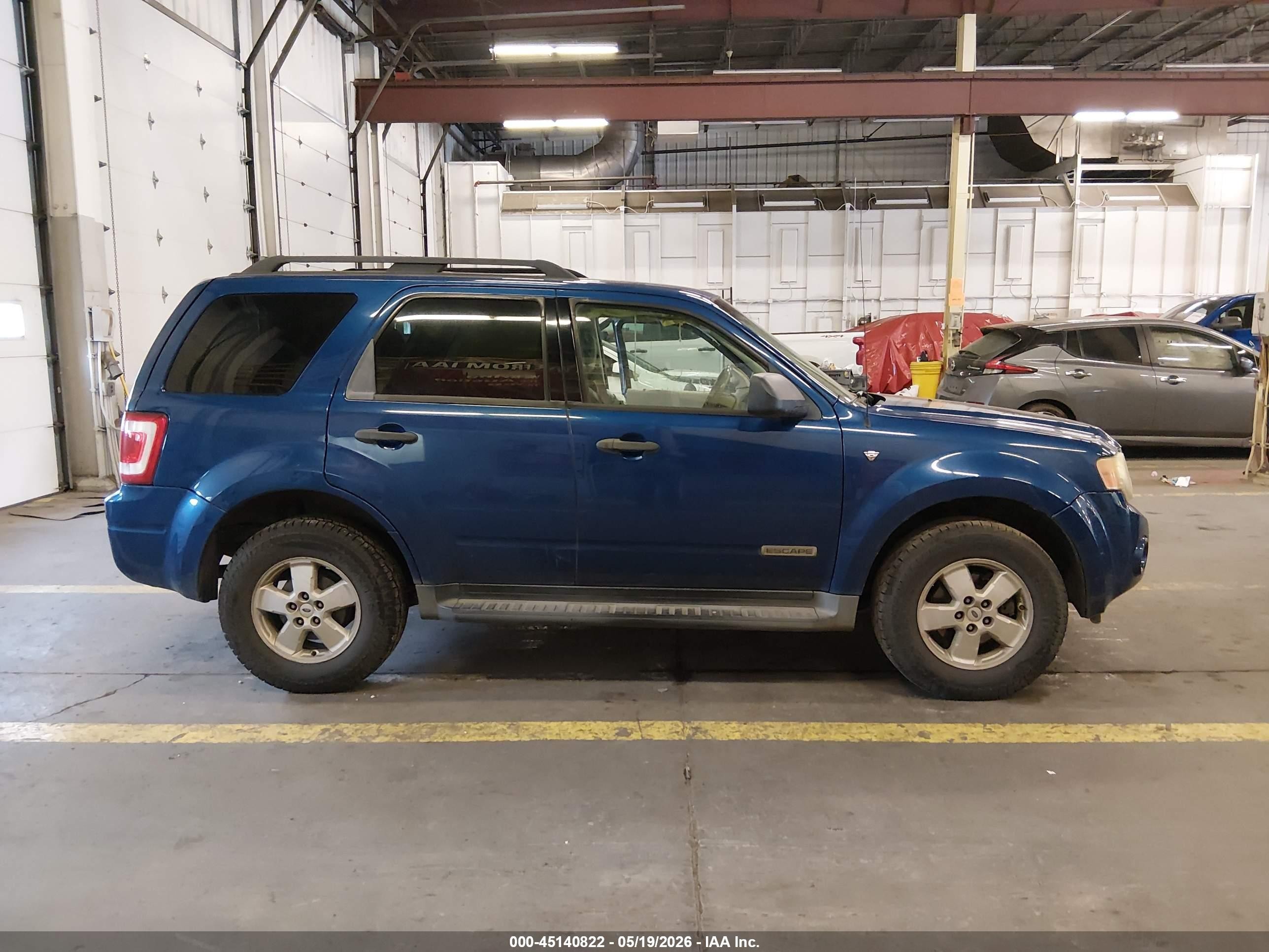 2008 Ford Escape Xlt Blue vin: 1FMCU93118KC31494
