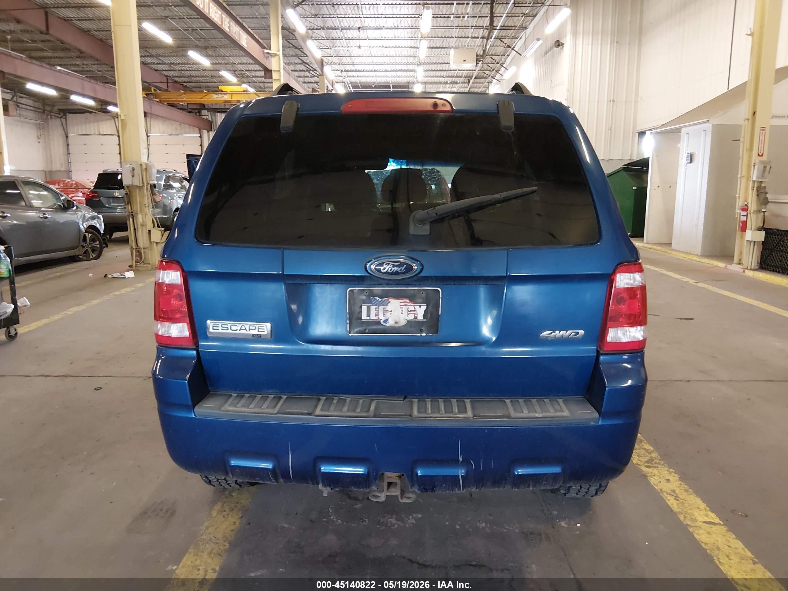 2008 Ford Escape Xlt Blue vin: 1FMCU93118KC31494