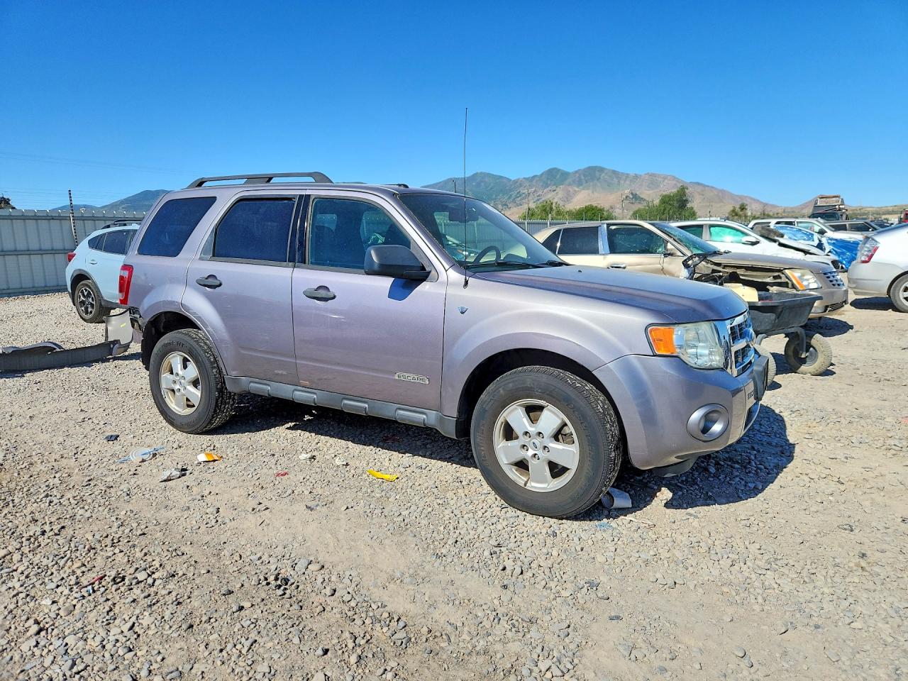 2008 Ford Escape Xlt Gray vin: 1FMCU93118KD06064