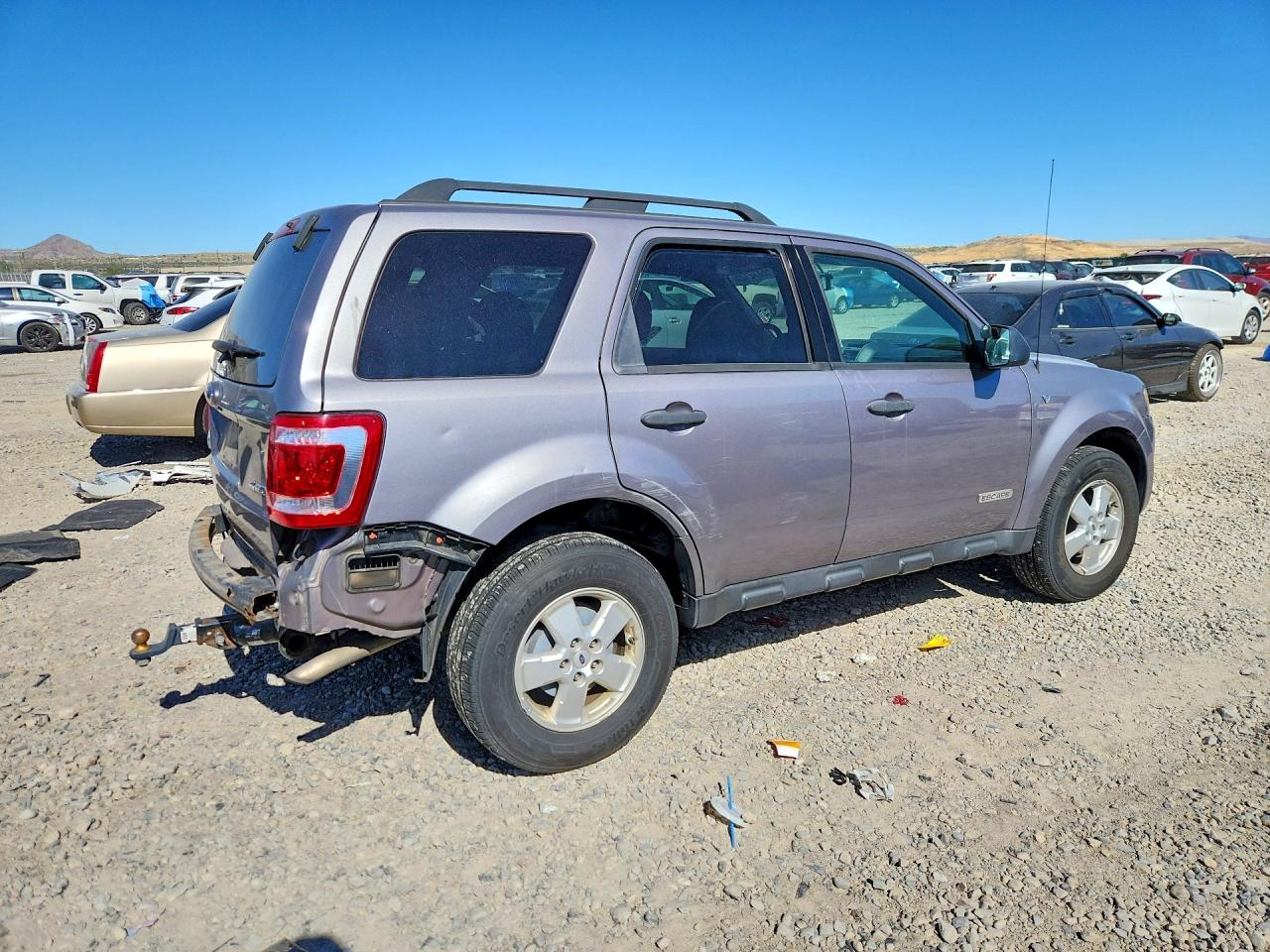 2008 Ford Escape Xlt Gray vin: 1FMCU93118KD06064