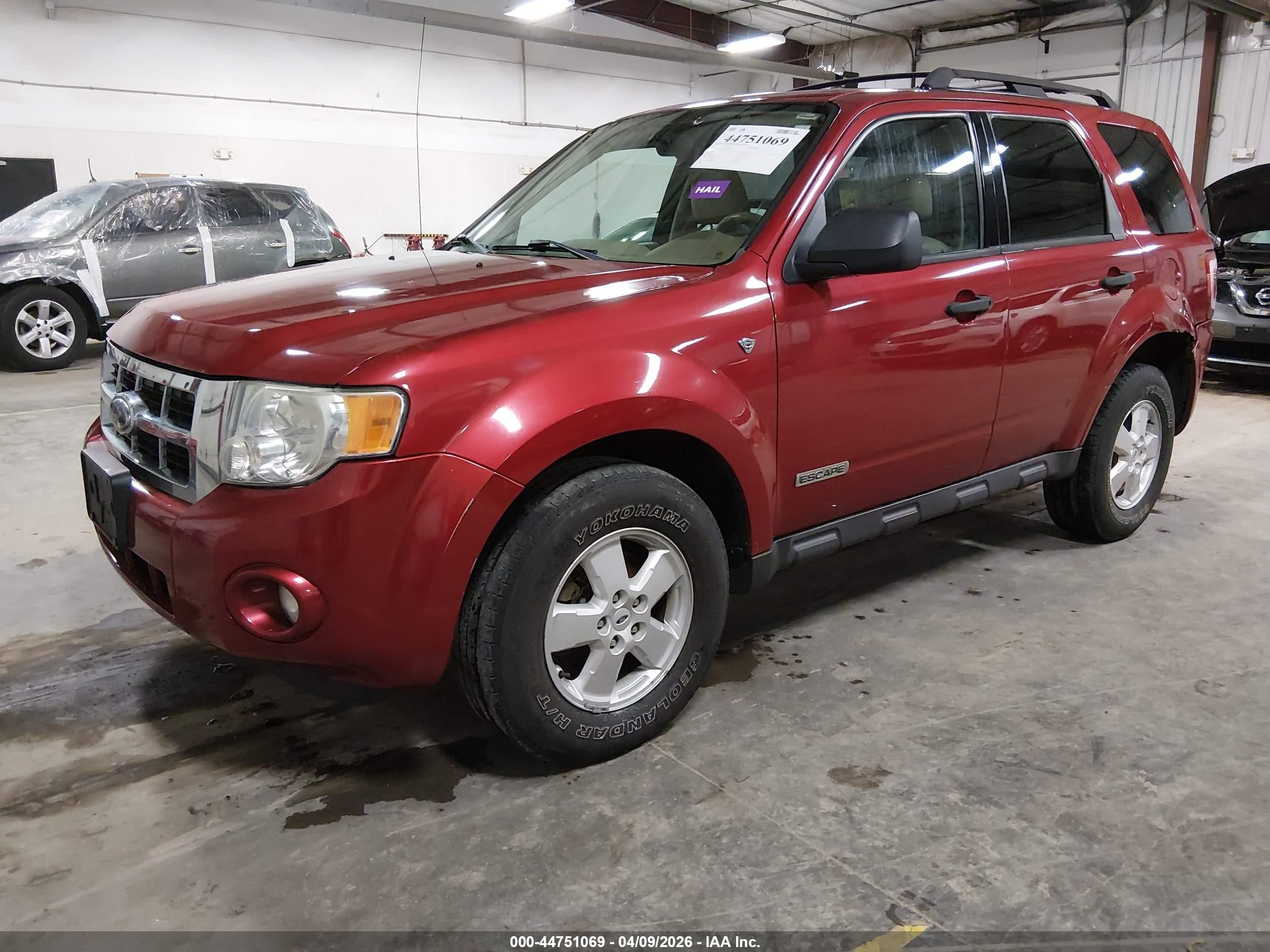 2008 Ford Escape Xlt Red vin: 1FMCU93118KD99359