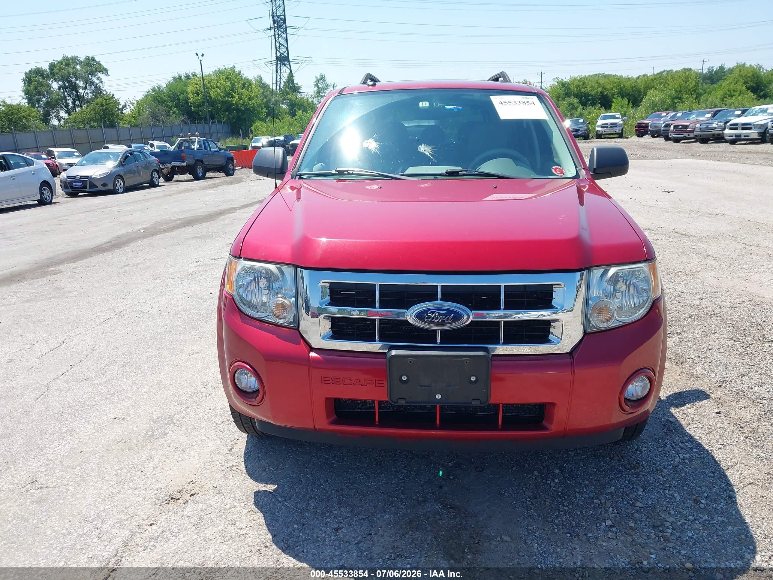 2008 Ford Escape Xlt Red vin: 1FMCU93118KE80541