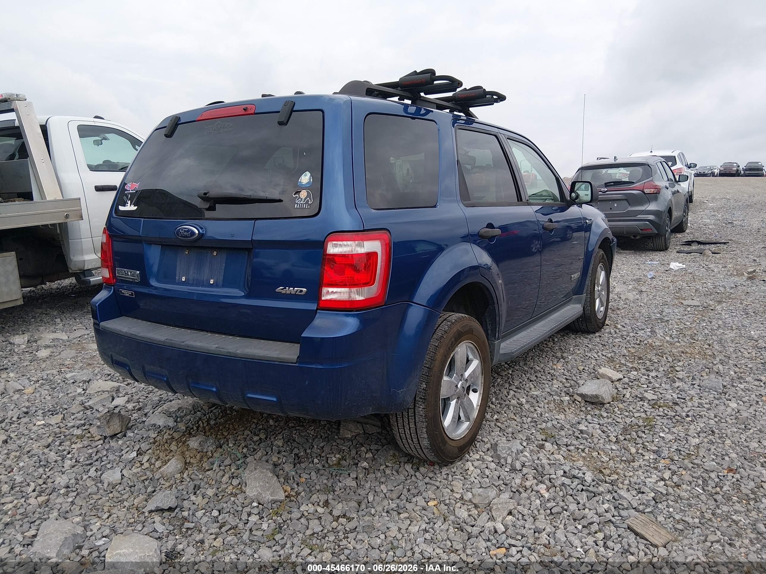 2008 Ford Escape Xlt Blue vin: 1FMCU93128KB15222