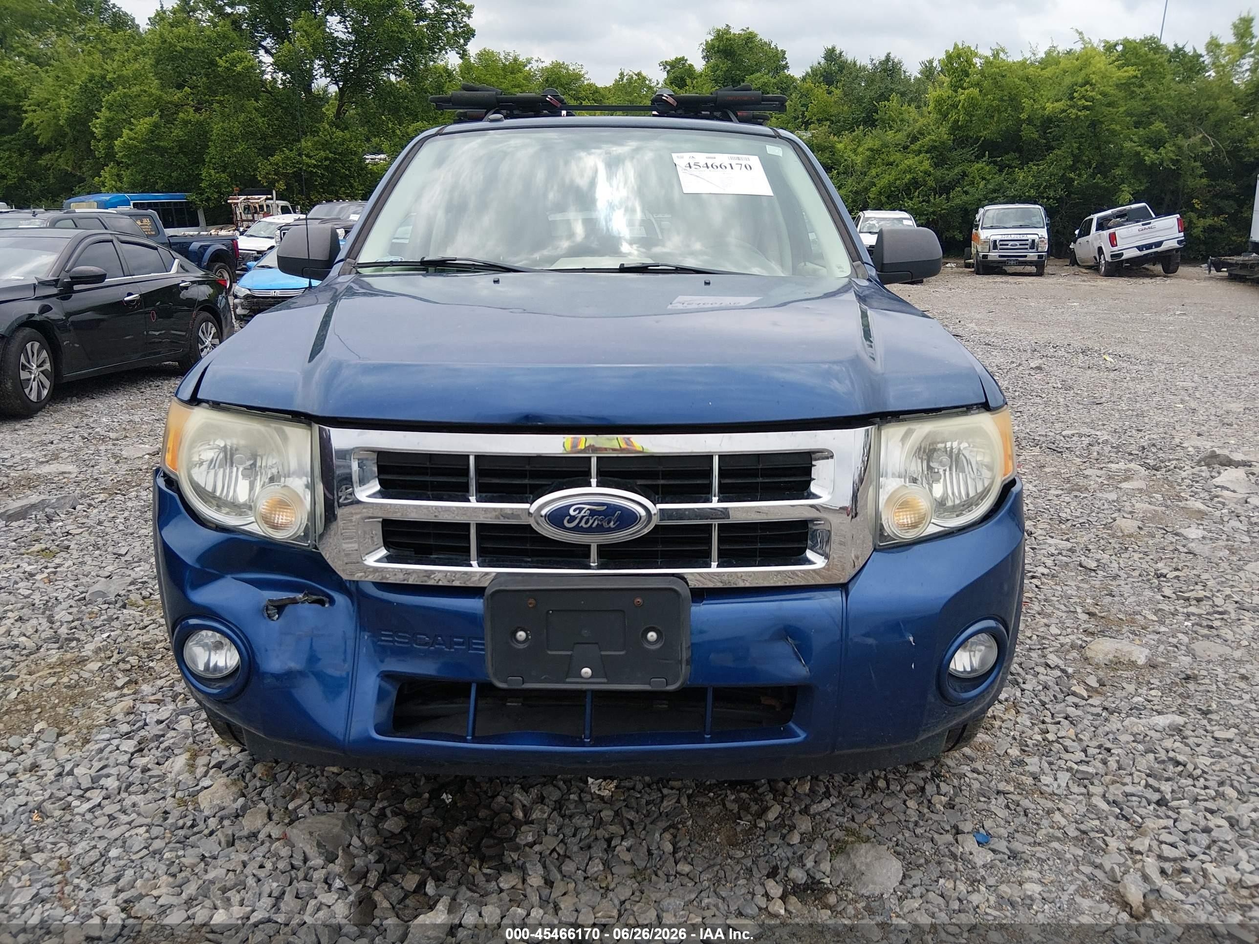 2008 Ford Escape Xlt Blue vin: 1FMCU93128KB15222