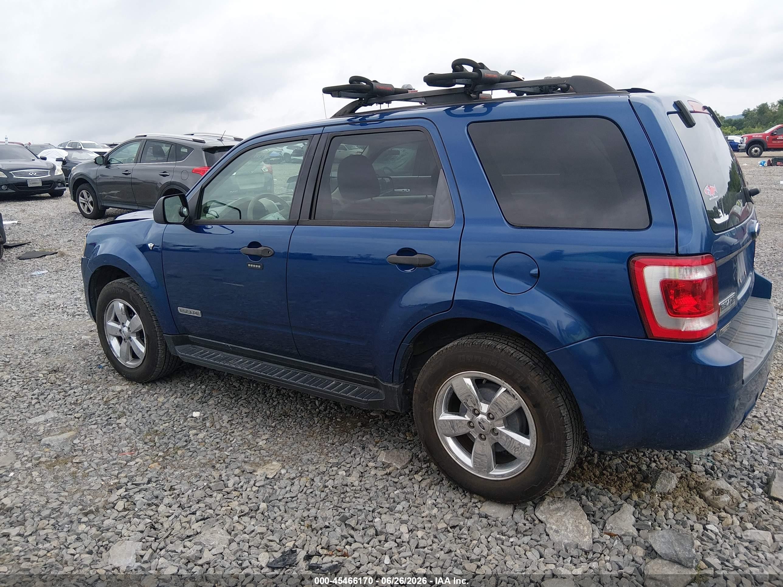 2008 Ford Escape Xlt Blue vin: 1FMCU93128KB15222