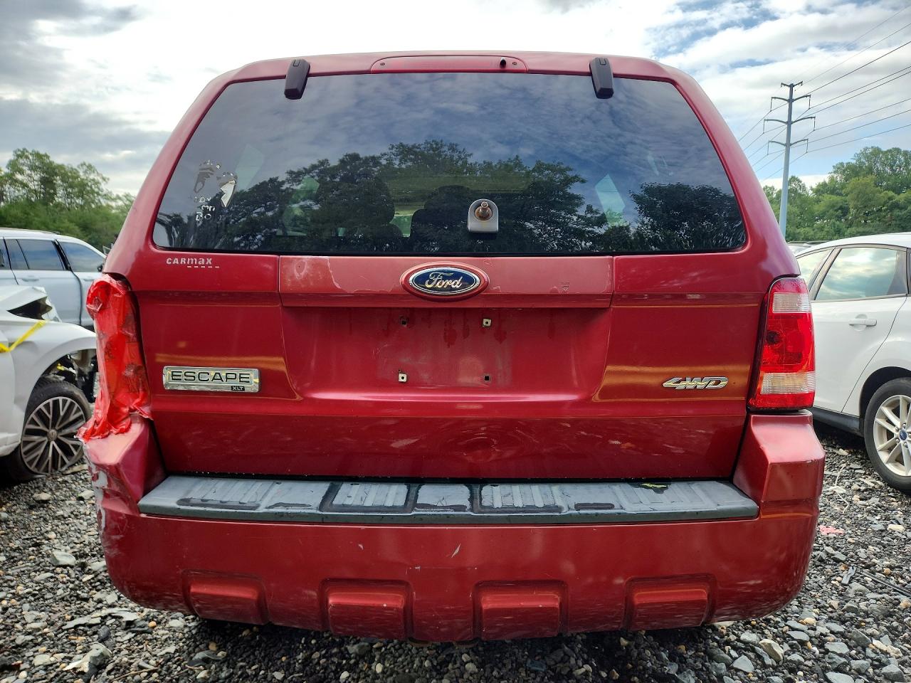 2008 Ford Escape Xlt Red vin: 1FMCU93128KB35437