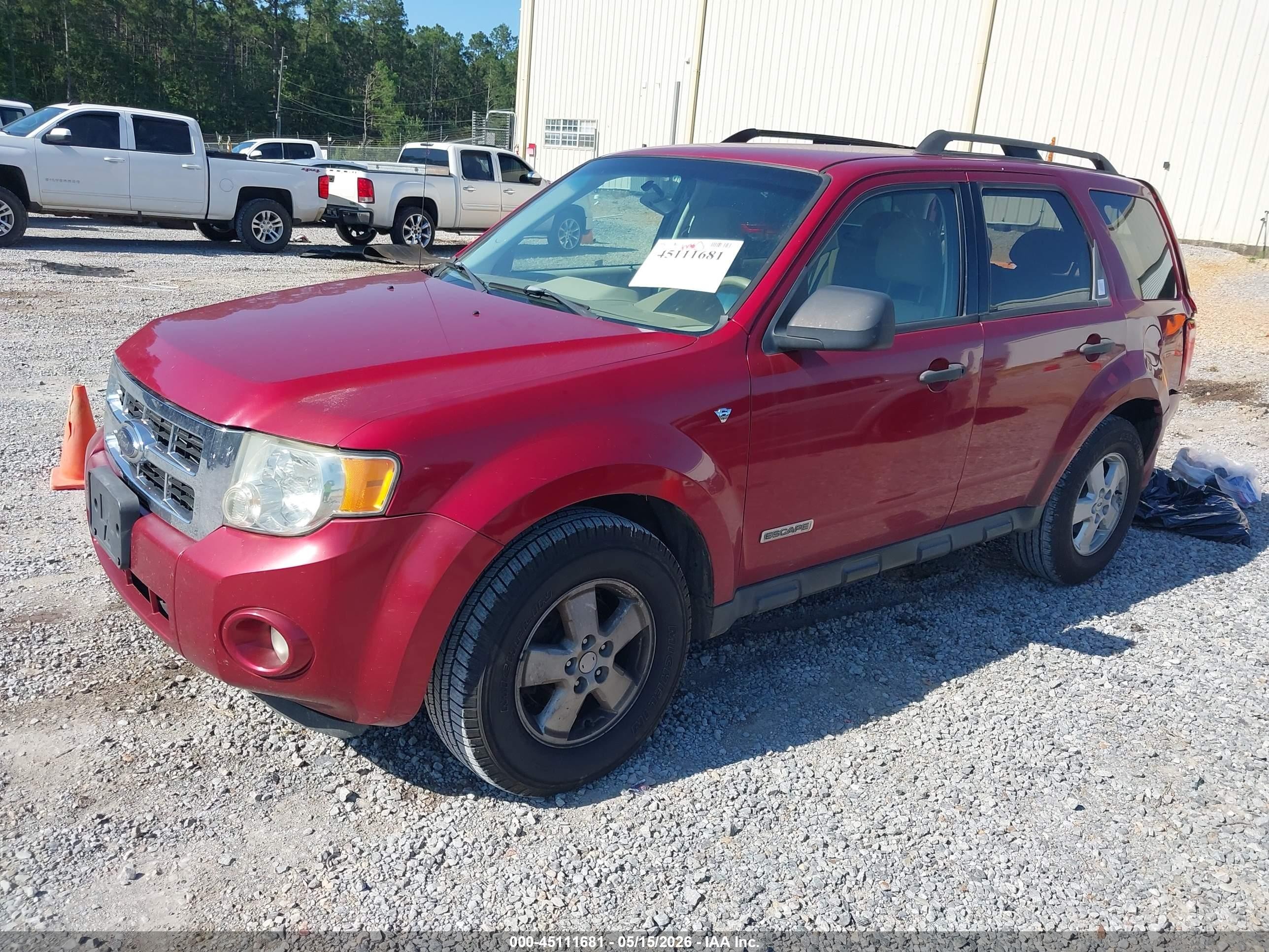 2008 Ford Escape Xlt Beige vin: 1FMCU93128KD49327