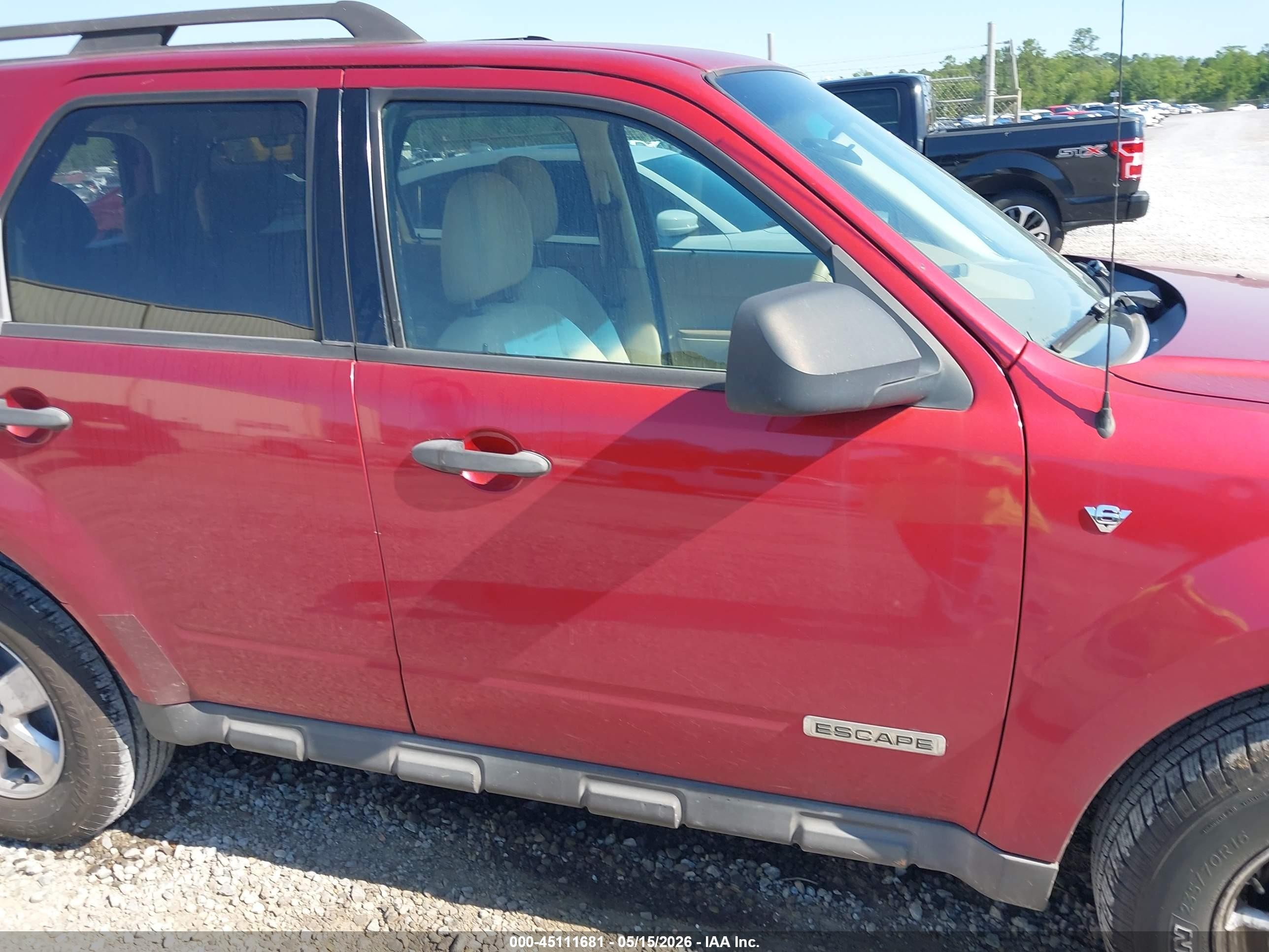 2008 Ford Escape Xlt Beige vin: 1FMCU93128KD49327