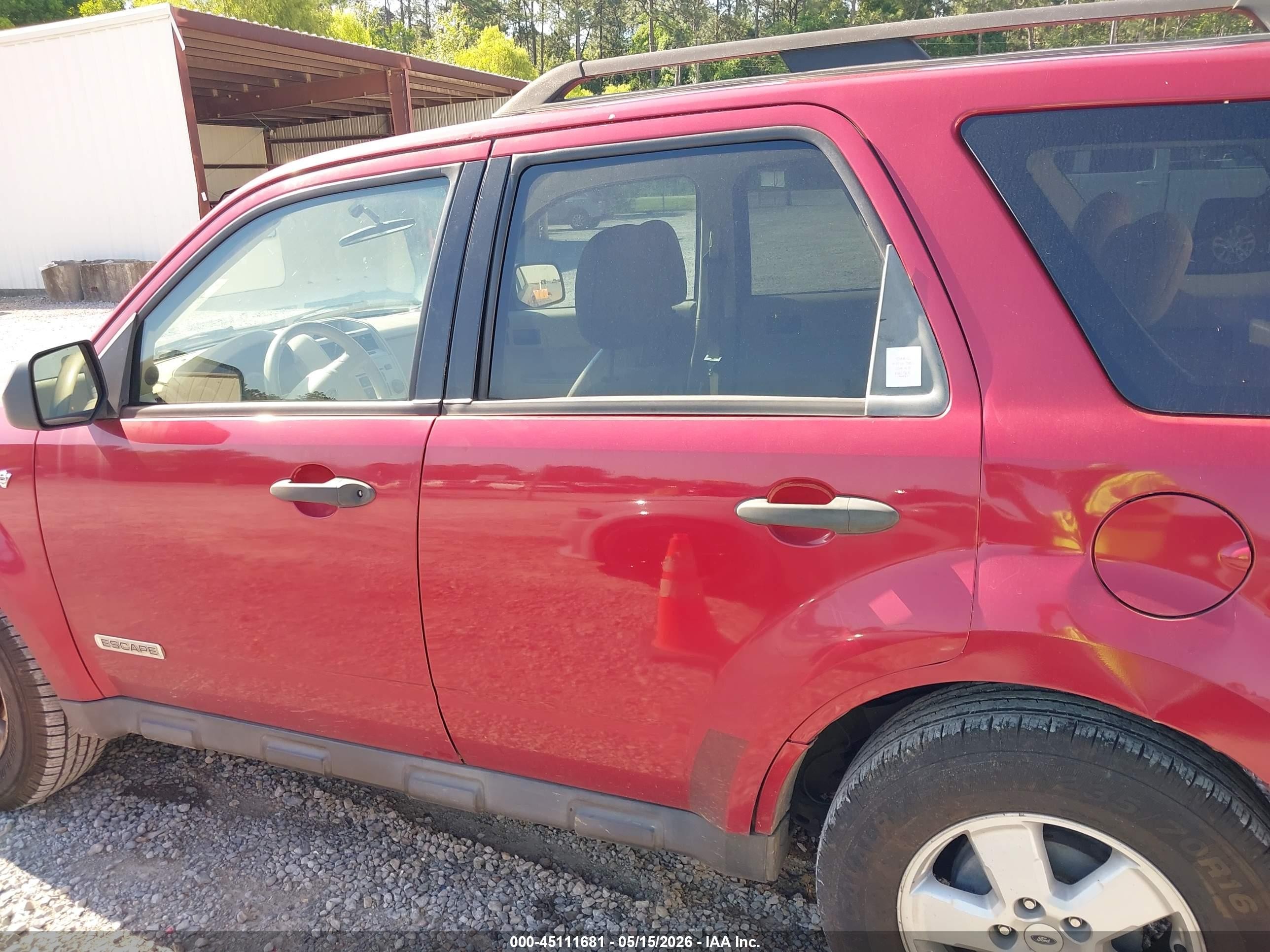 2008 Ford Escape Xlt Beige vin: 1FMCU93128KD49327