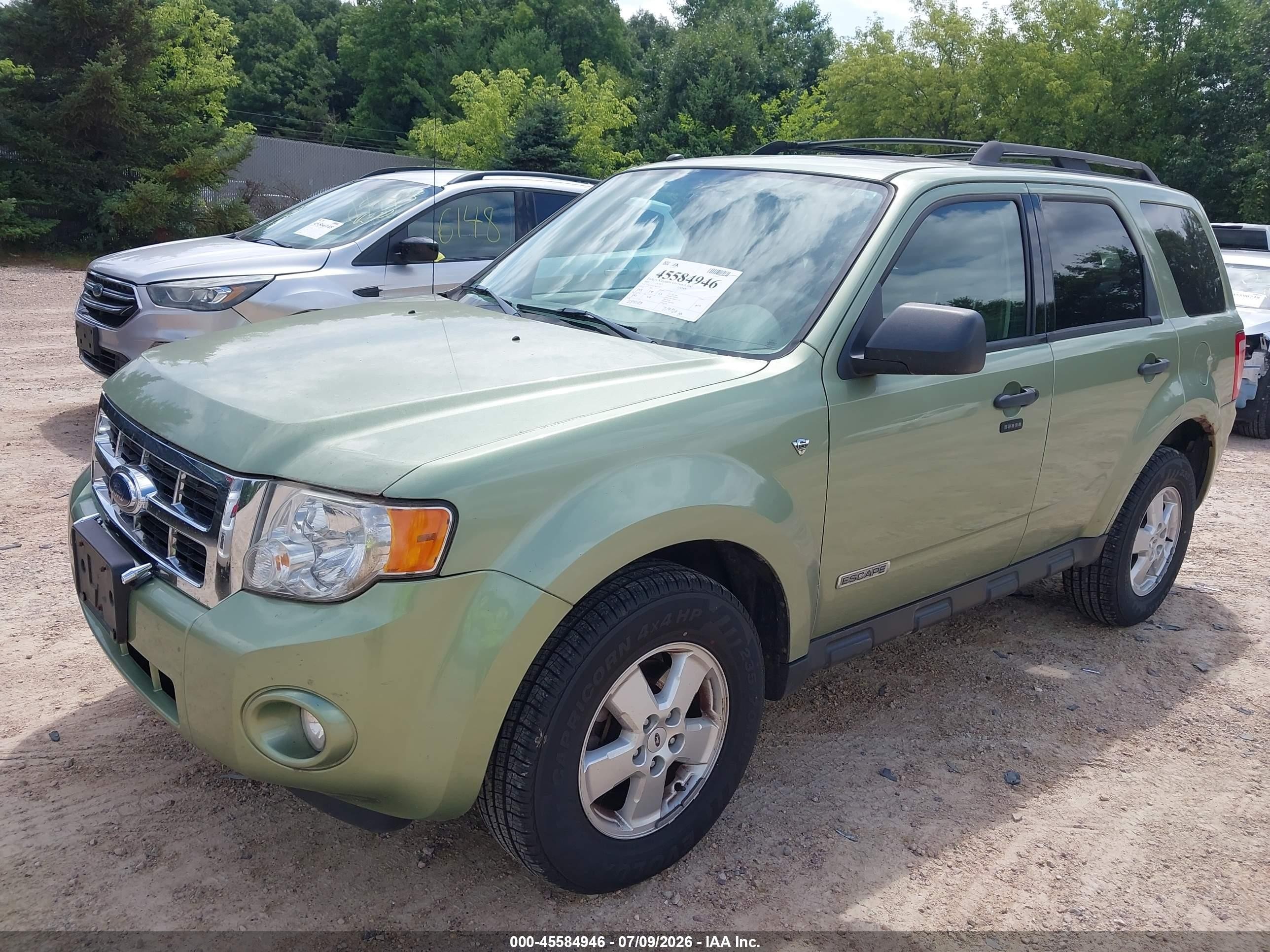 2008 Ford Escape Xlt Зеленый vin: 1FMCU93128KE21613