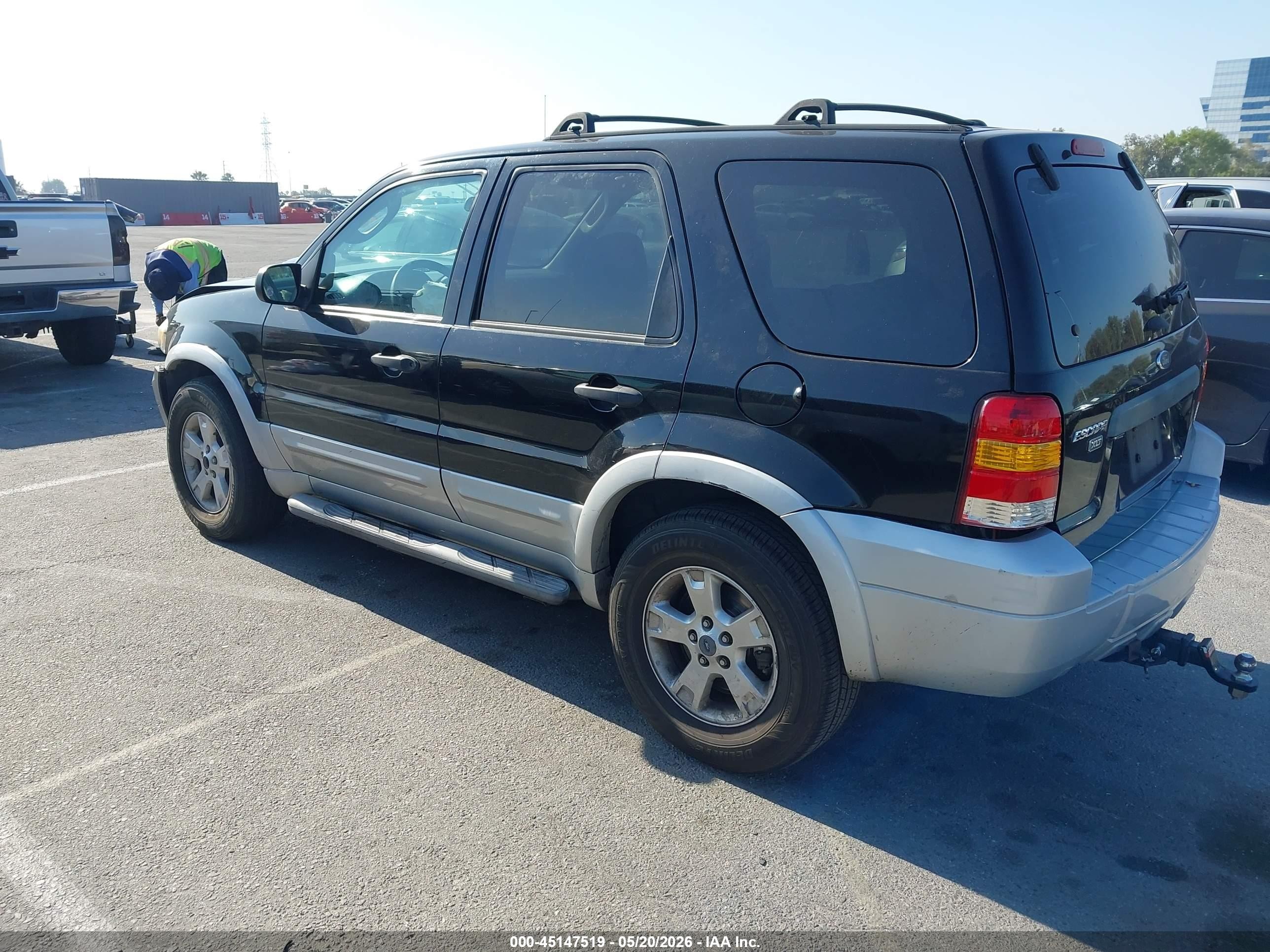 2007 Ford Escape Xlt/xlt Sport Черный vin: 1FMCU93137KA61217