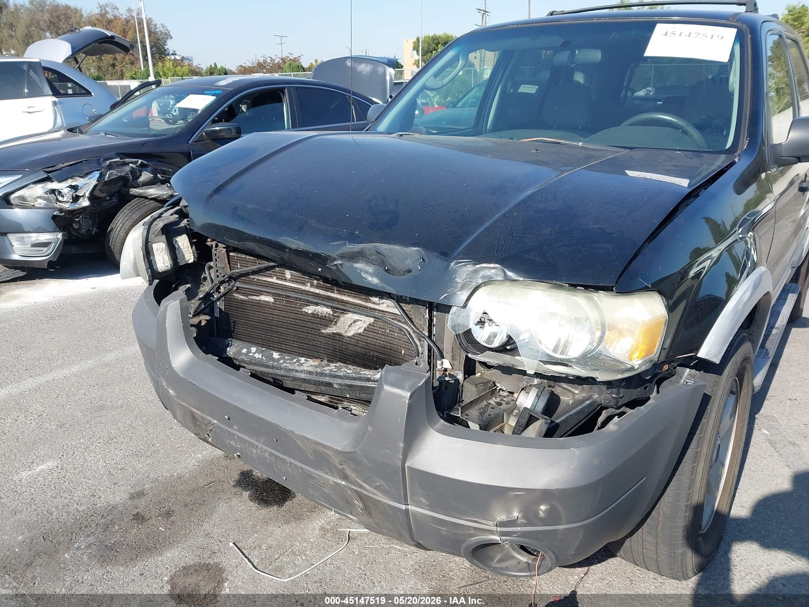2007 Ford Escape Xlt/xlt Sport Черный vin: 1FMCU93137KA61217