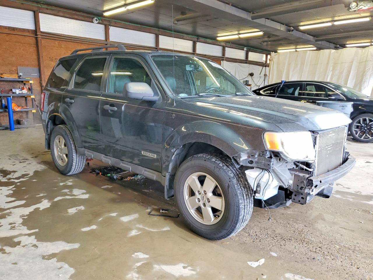 2008 Ford Escape Xlt Black vin: 1FMCU93138KA14237