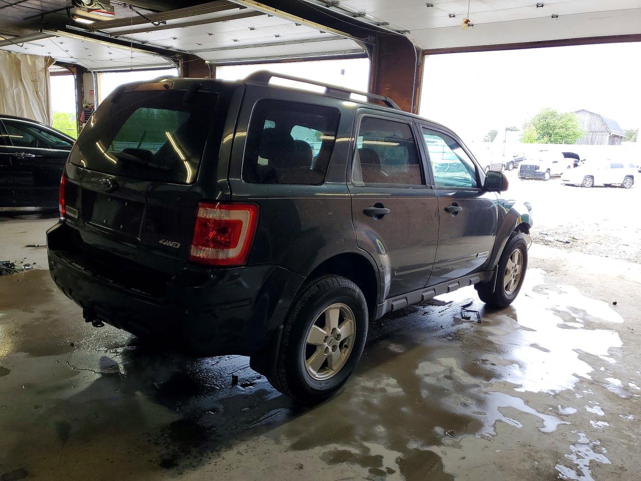 2008 Ford Escape Xlt Black vin: 1FMCU93138KA14237