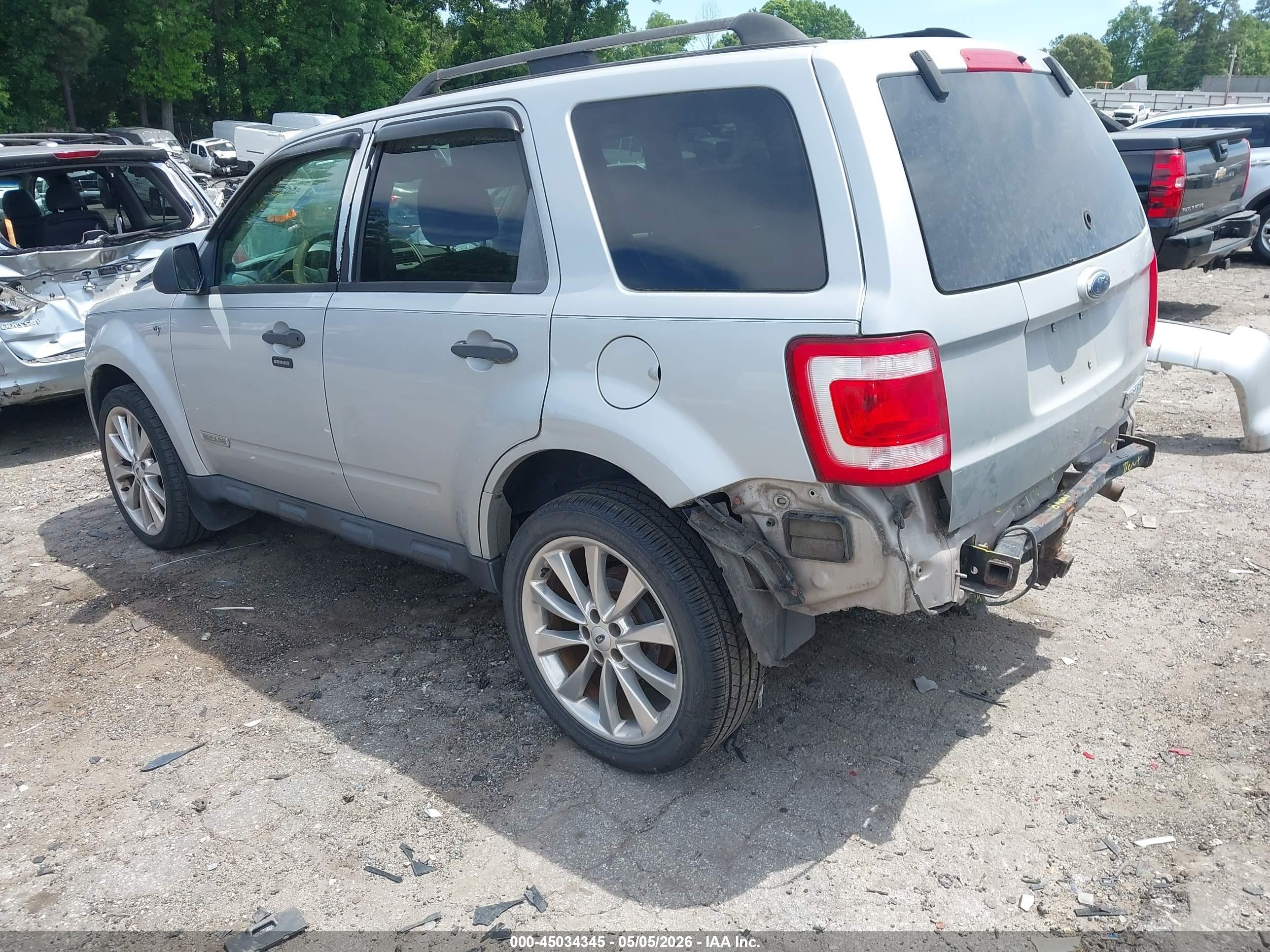 2008 Ford Escape Xlt Silver vin: 1FMCU93138KA33550
