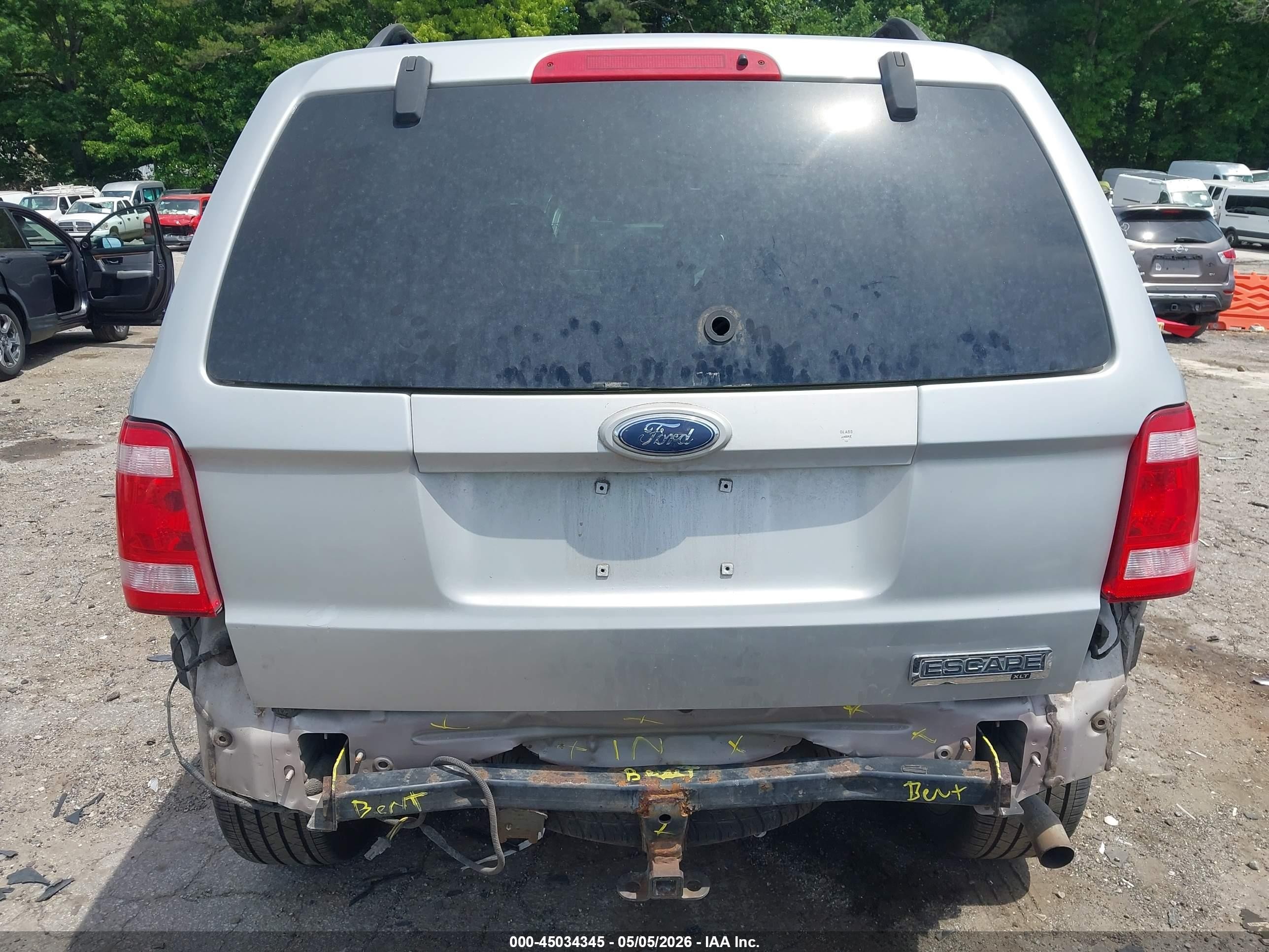 2008 Ford Escape Xlt Silver vin: 1FMCU93138KA33550