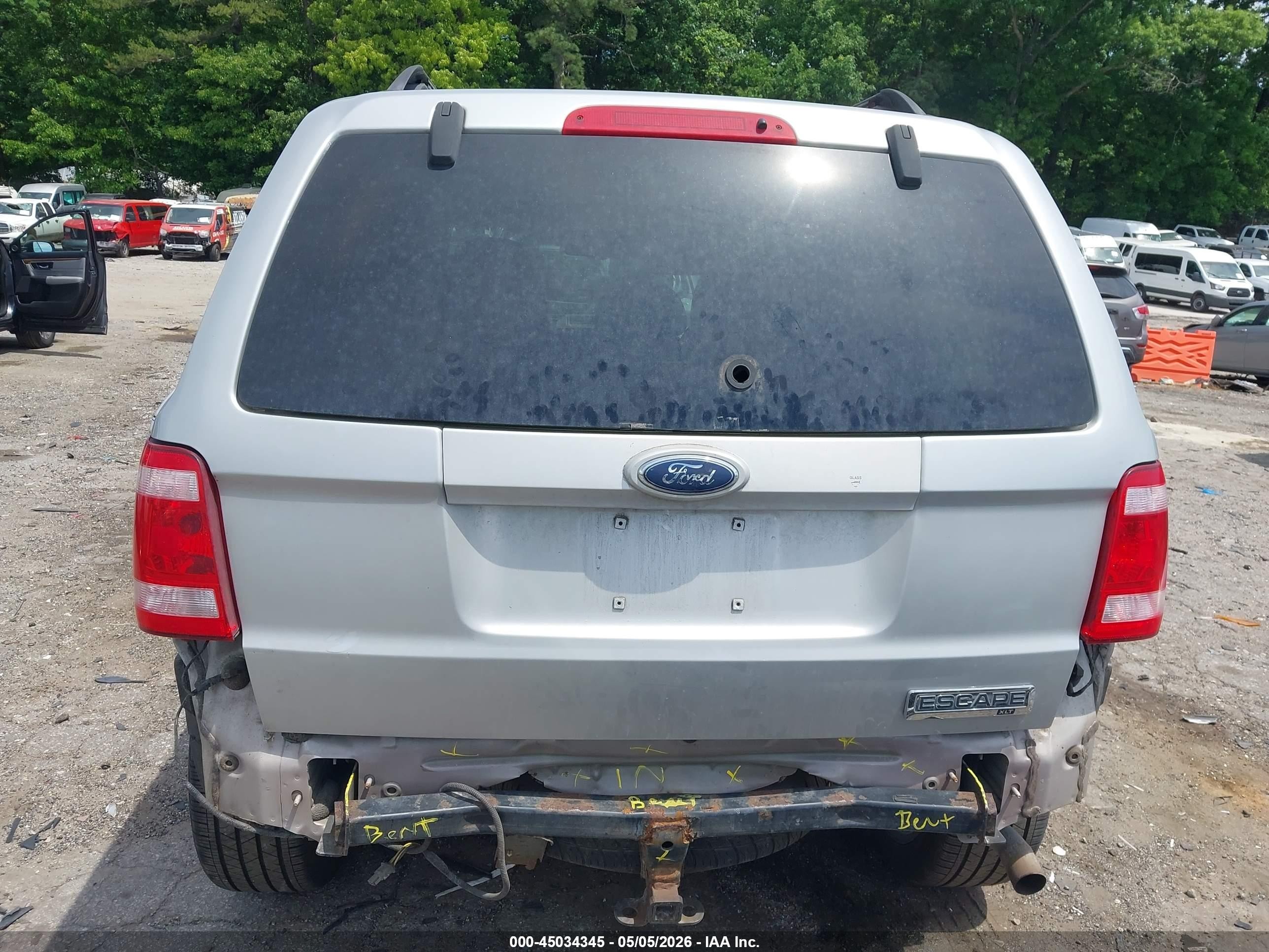 2008 Ford Escape Xlt Silver vin: 1FMCU93138KA33550