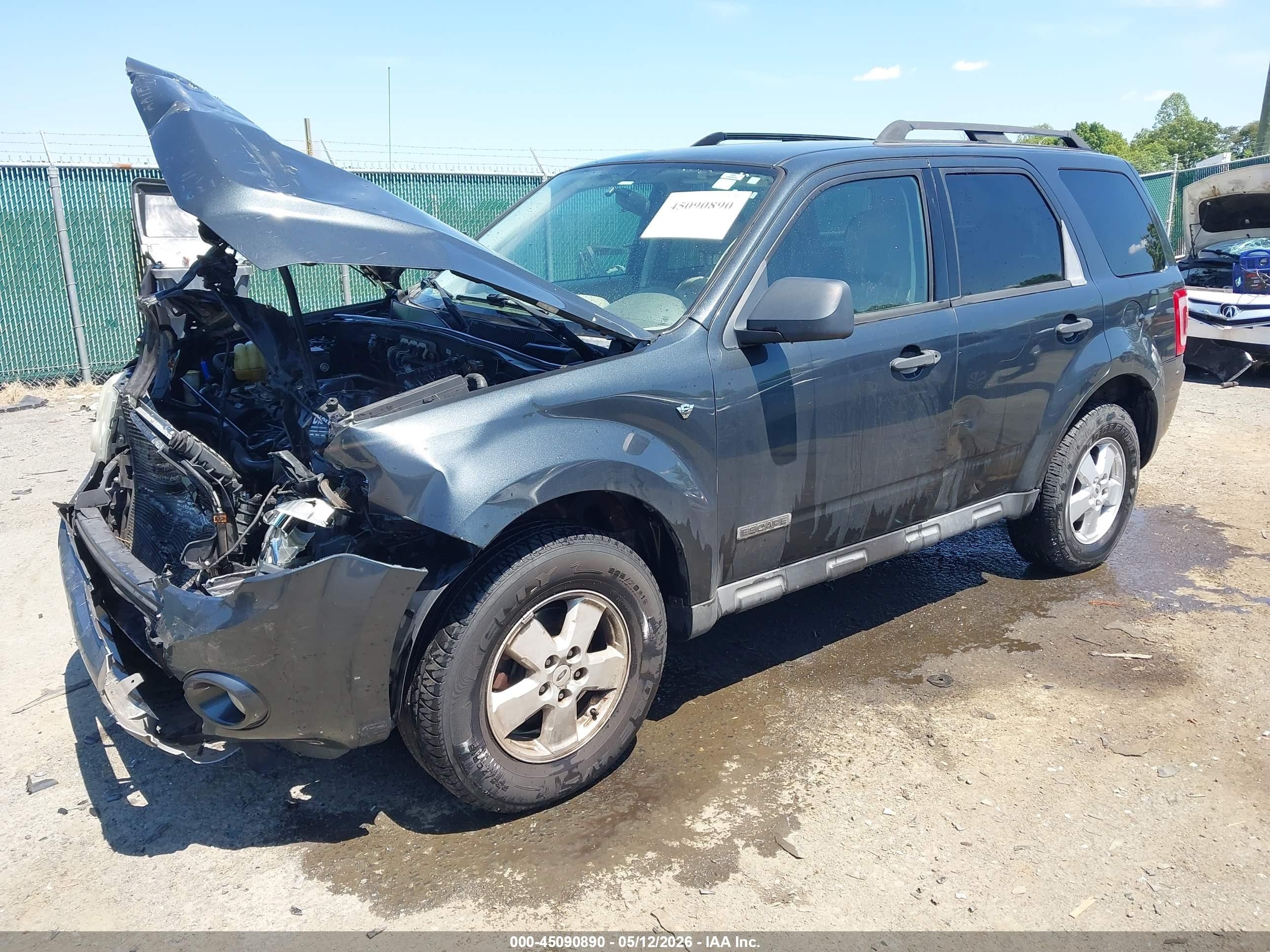 2008 Ford Escape Xlt Green vin: 1FMCU93138KC18777