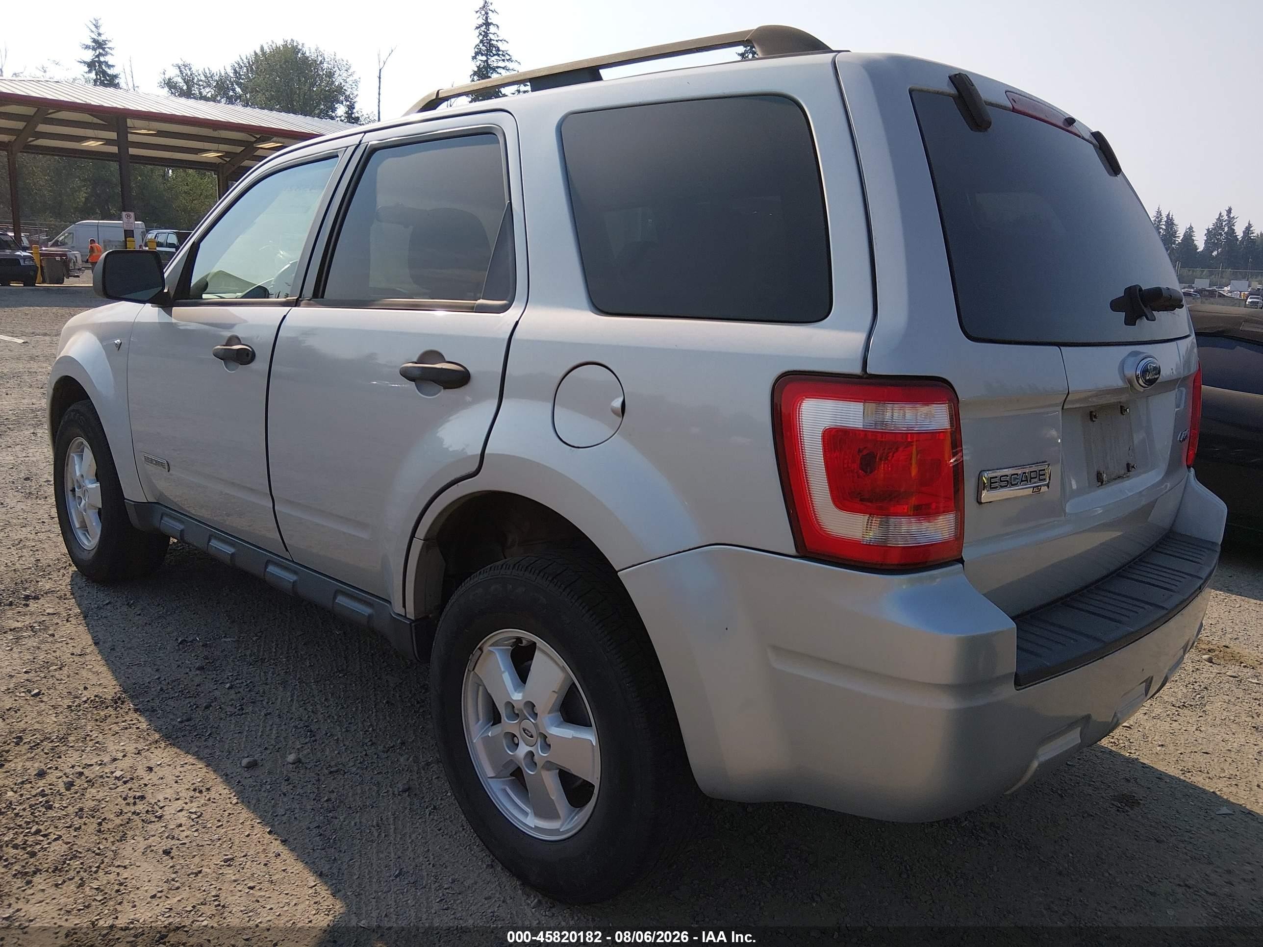 2008 Ford Escape Xlt Серебряный vin: 1FMCU93138KD06485
