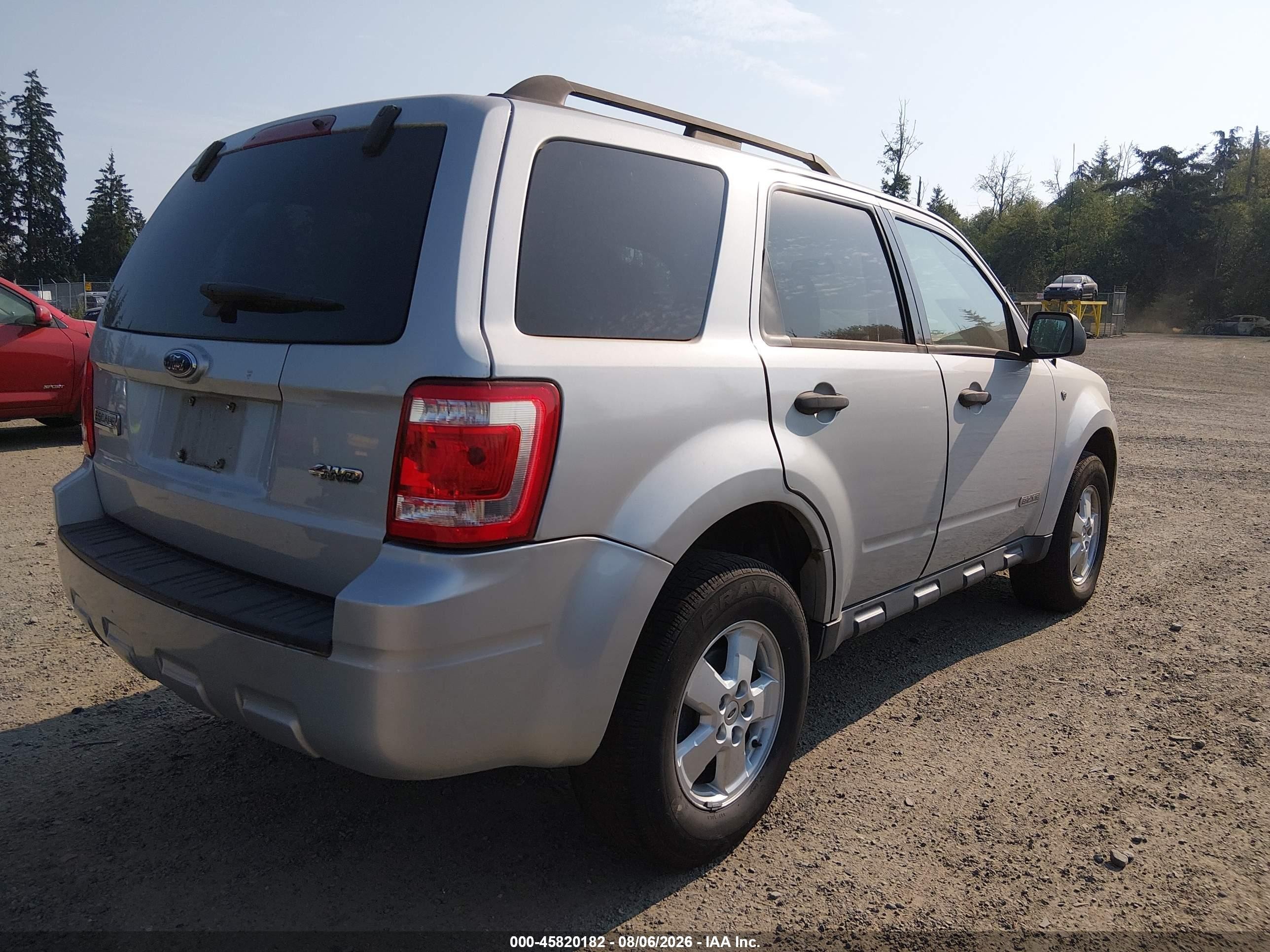2008 Ford Escape Xlt Серебряный vin: 1FMCU93138KD06485