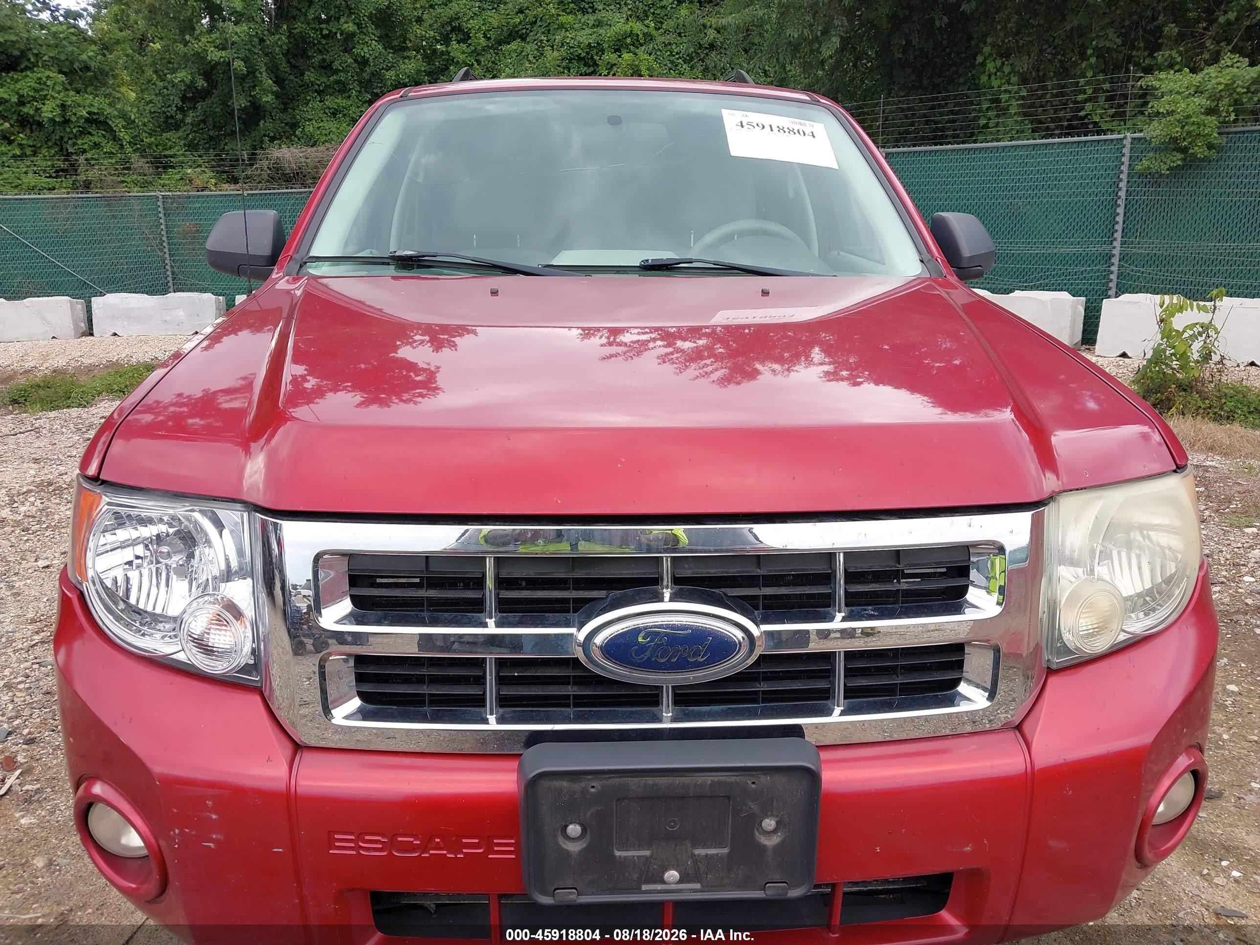 2008 Ford Escape Xlt Red vin: 1FMCU93138KD90338