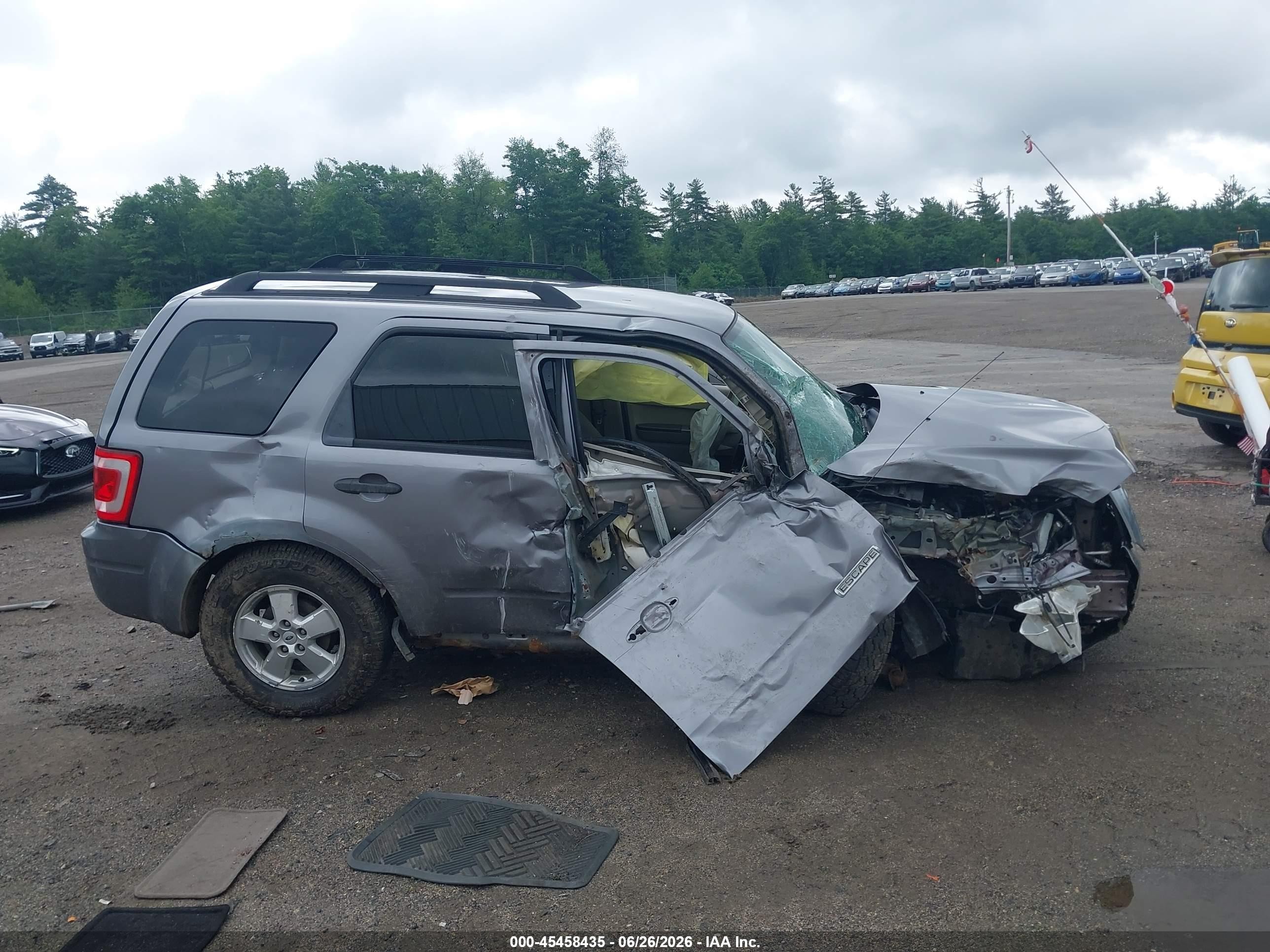 2008 Ford Escape Xlt Gray vin: 1FMCU93138KE67743