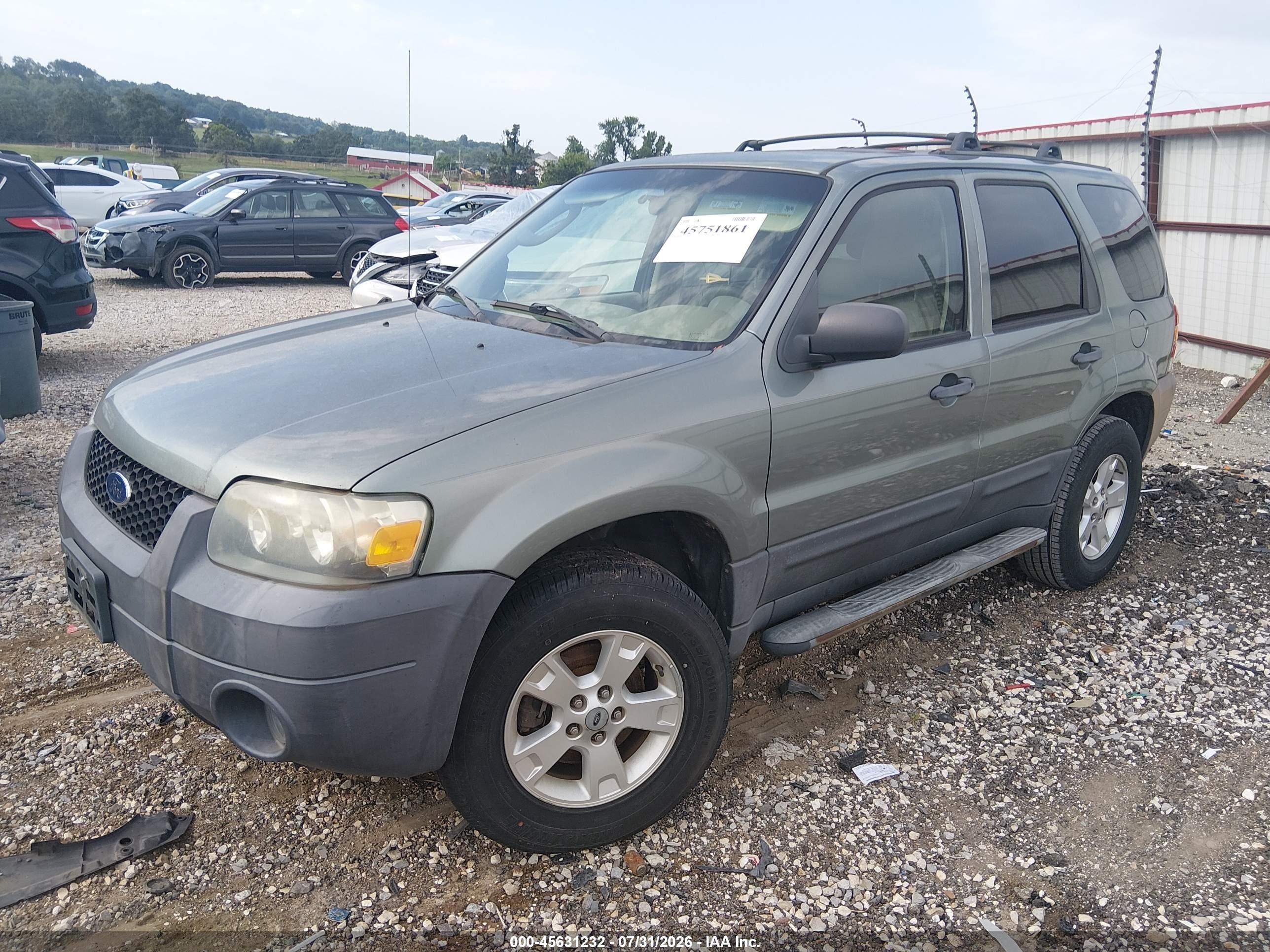 2006 Ford Escape Xlt/xlt Sport Gray vin: 1FMCU93146KD47561