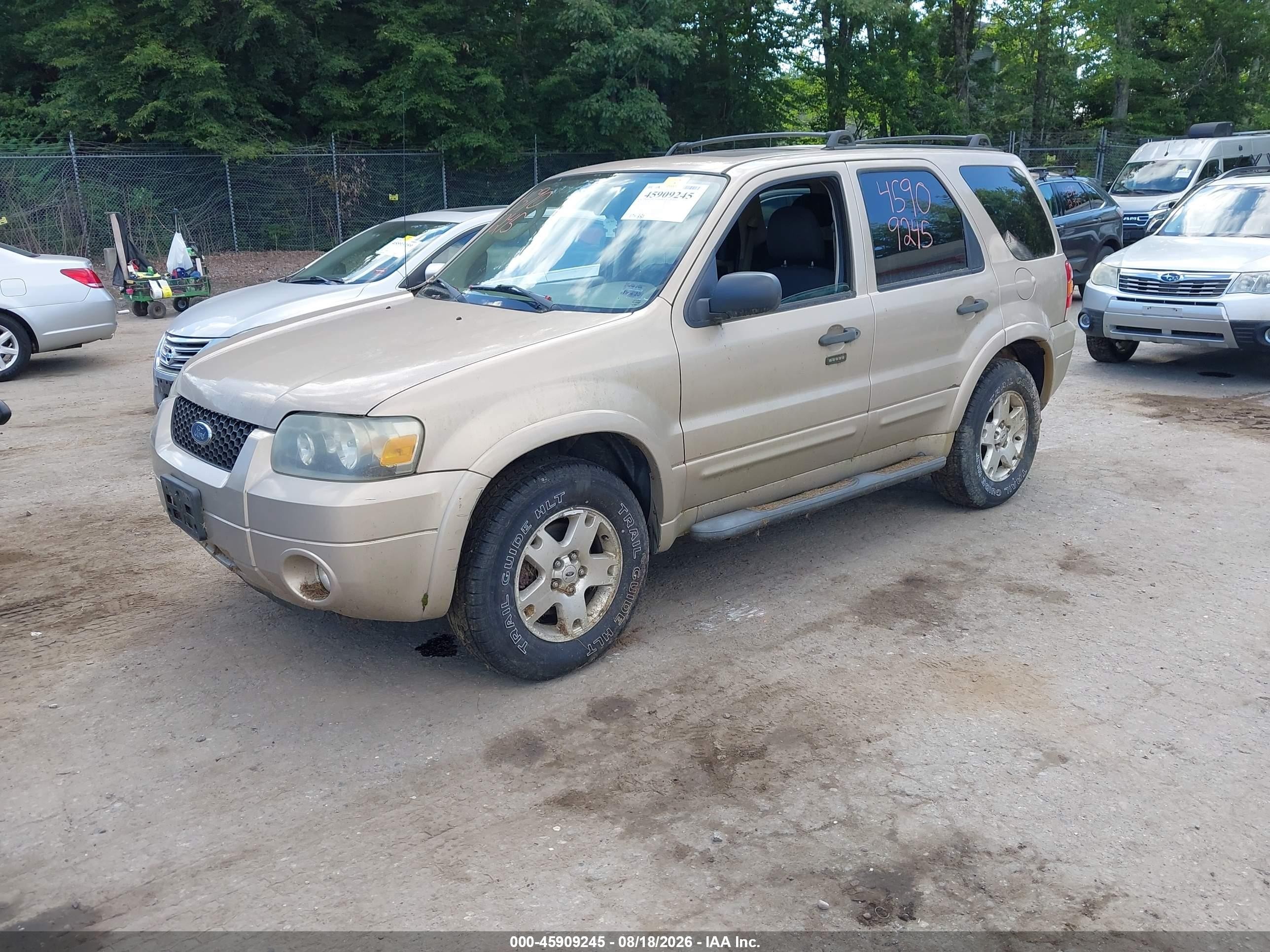 2007 Ford Escape Xlt/xlt Sport Gold vin: 1FMCU93147KA31062