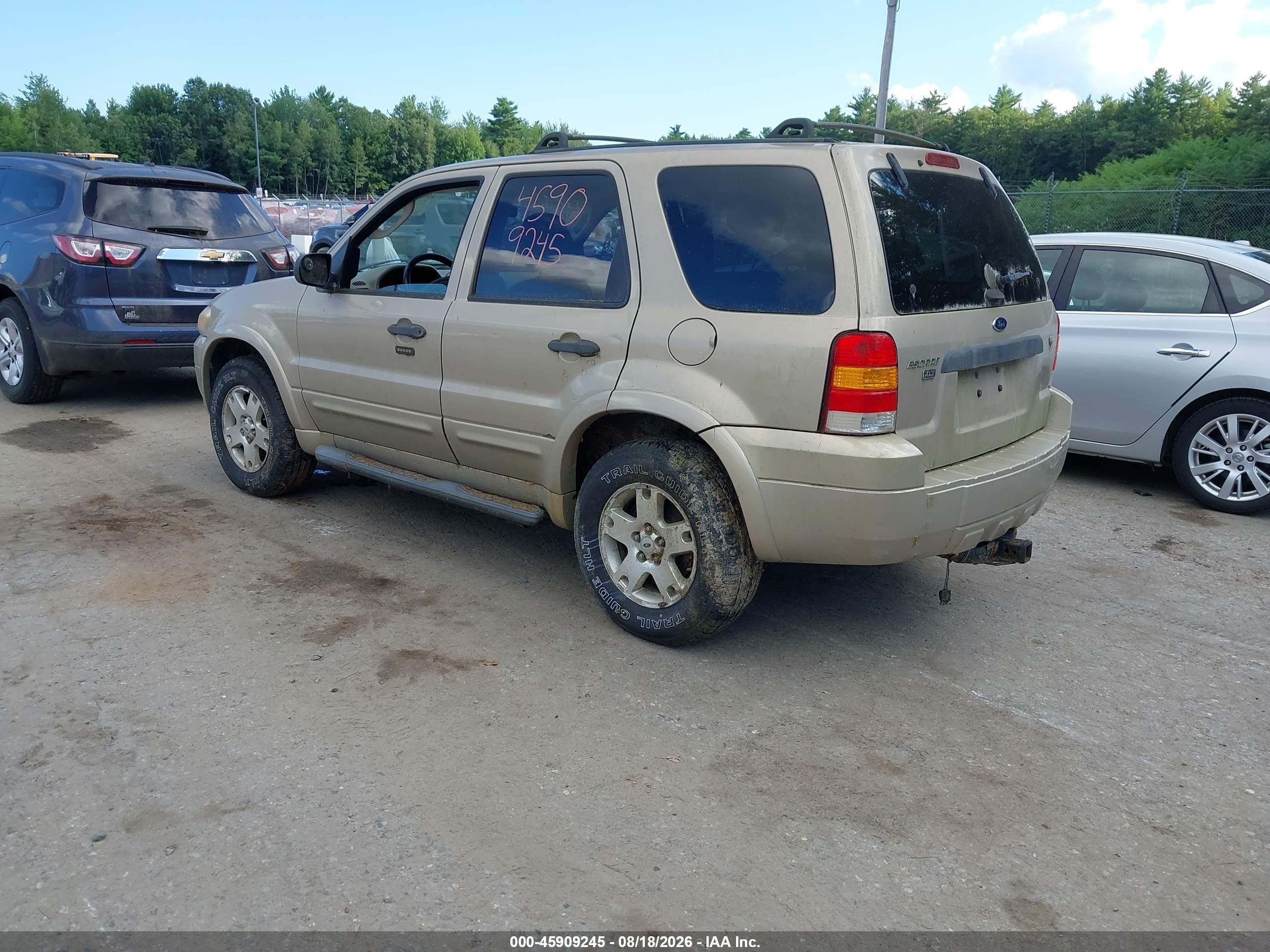 2007 Ford Escape Xlt/xlt Sport Gold vin: 1FMCU93147KA31062