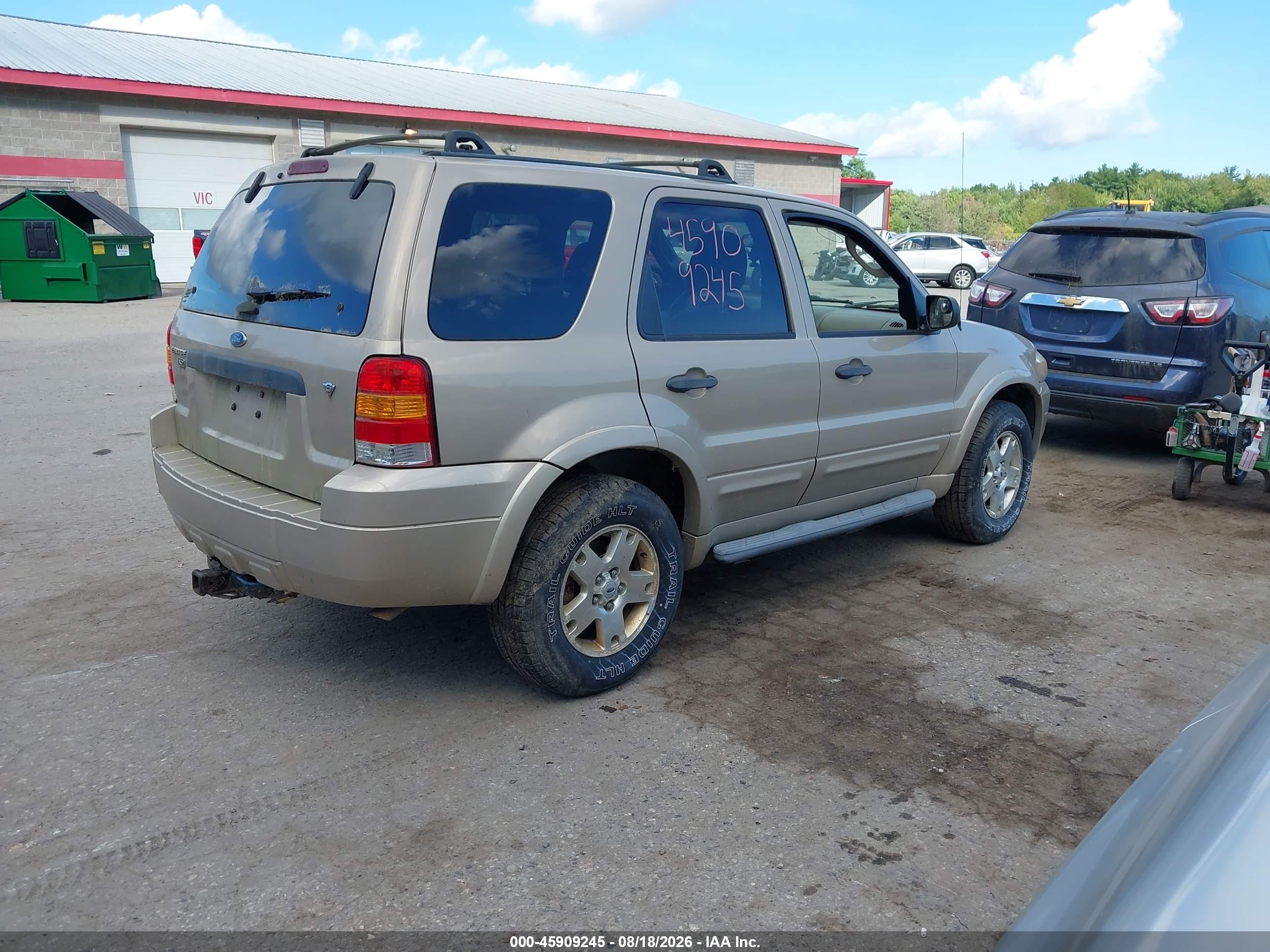 2007 Ford Escape Xlt/xlt Sport Gold vin: 1FMCU93147KA31062