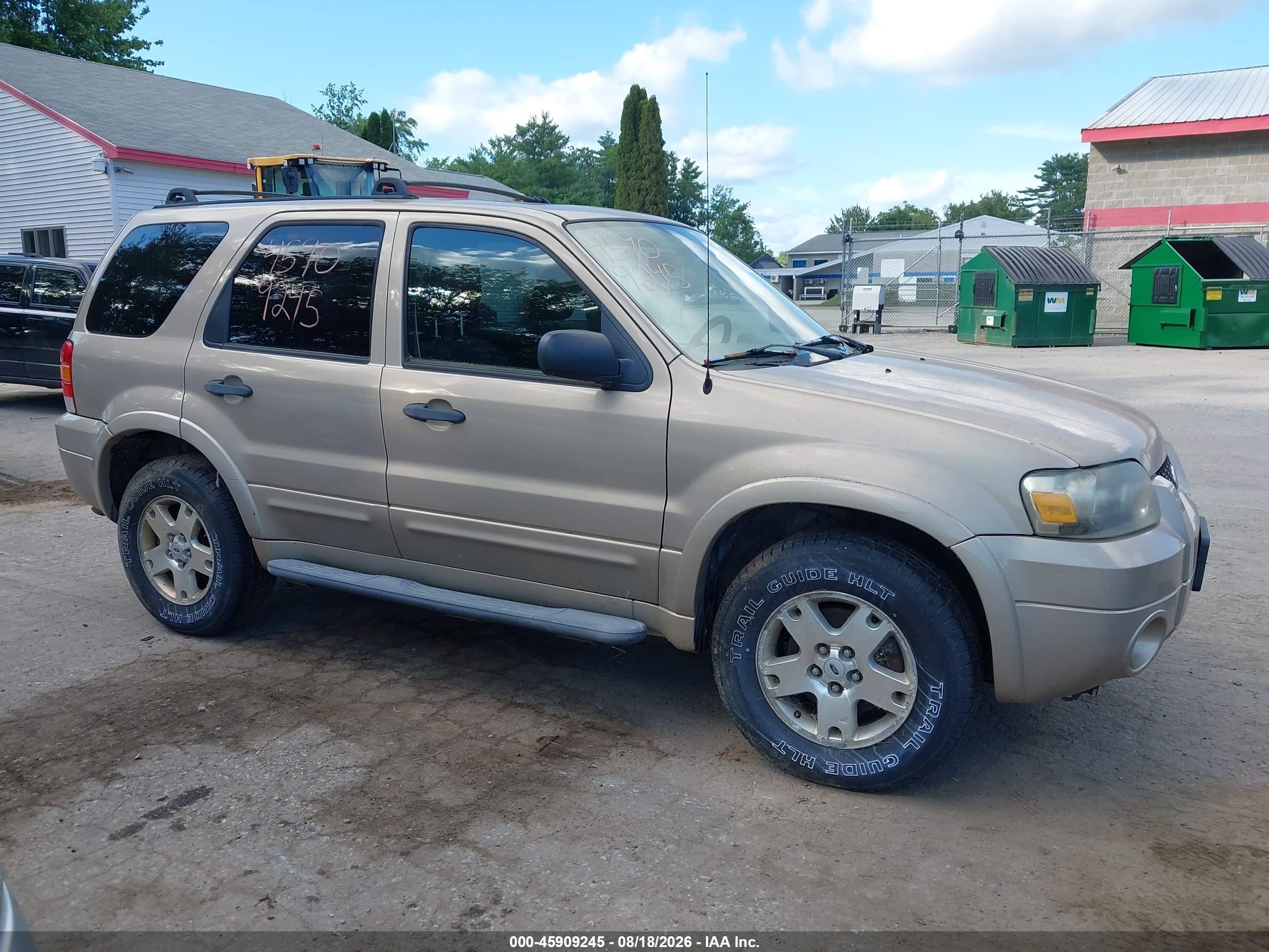2007 Ford Escape Xlt/xlt Sport Gold vin: 1FMCU93147KA31062
