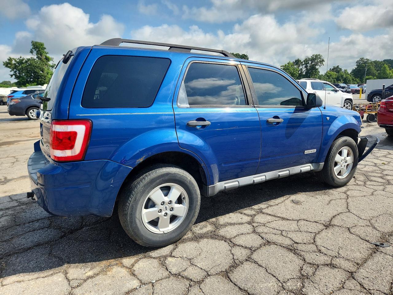 2008 Ford Escape Xlt Blue vin: 1FMCU93148KA14182
