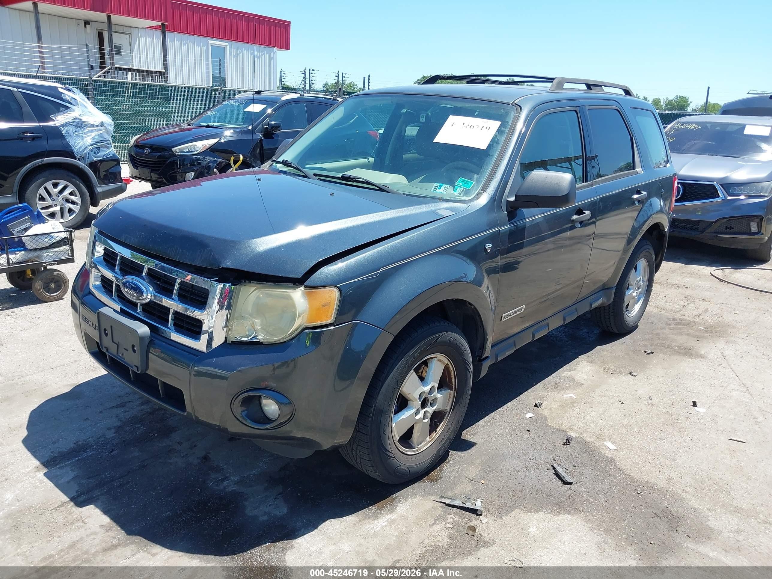 2008 Ford Escape Xlt Blue vin: 1FMCU93148KB78239