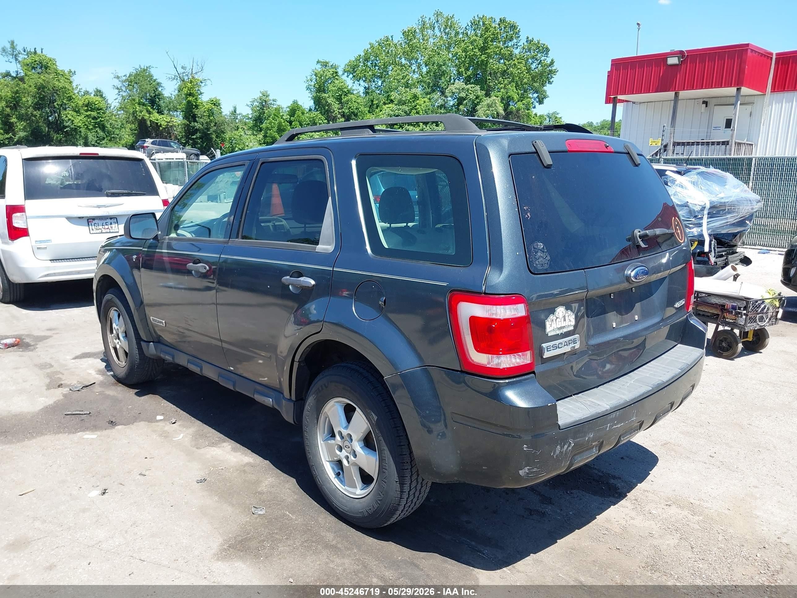 2008 Ford Escape Xlt Blue vin: 1FMCU93148KB78239