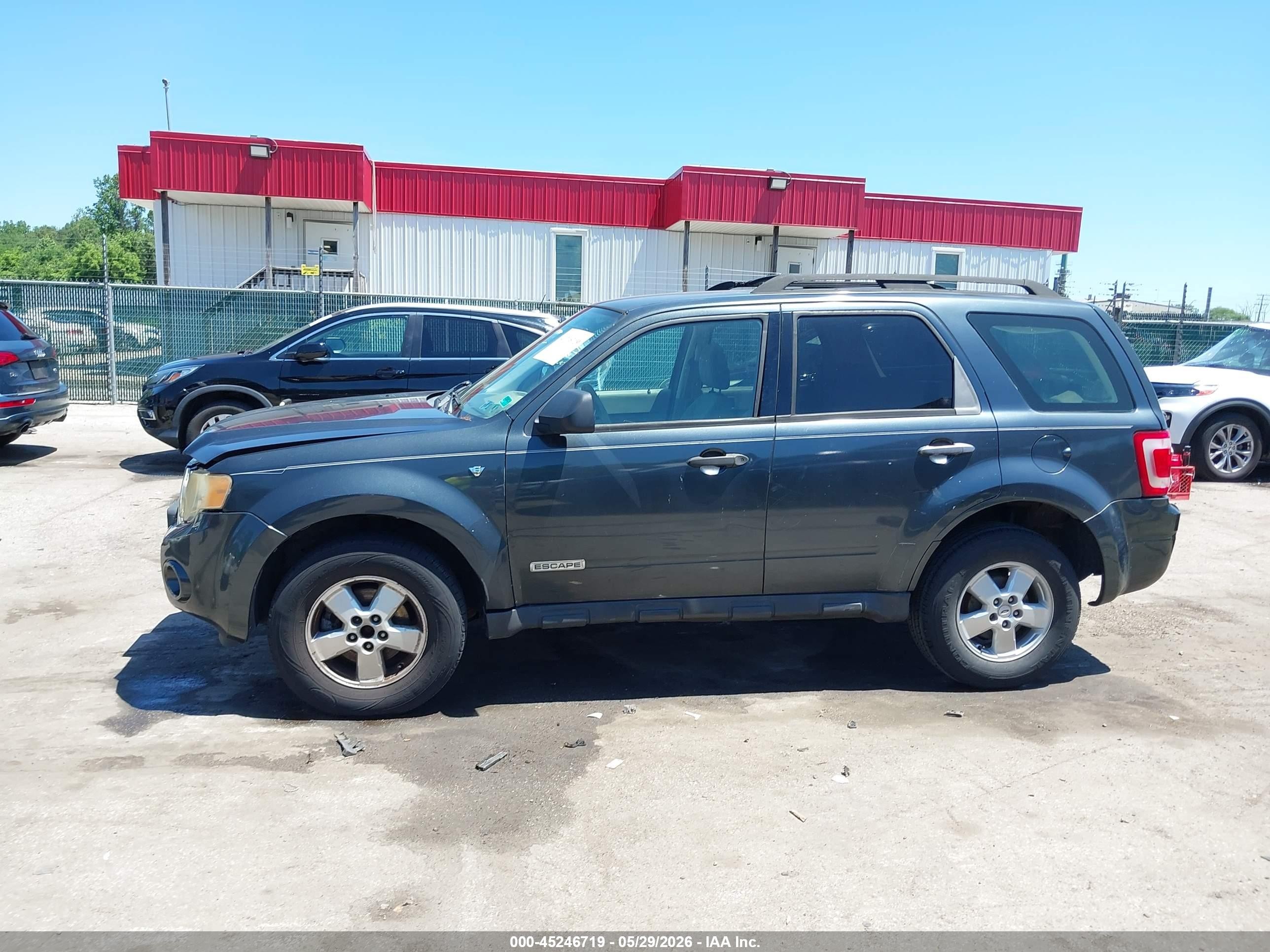 2008 Ford Escape Xlt Blue vin: 1FMCU93148KB78239