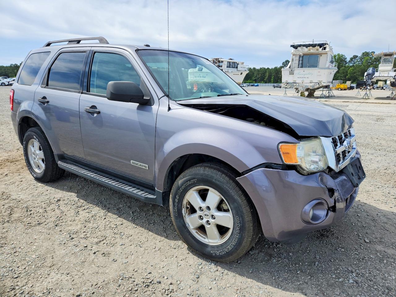 2008 Ford Escape Xlt Gray vin: 1FMCU93148KC13636