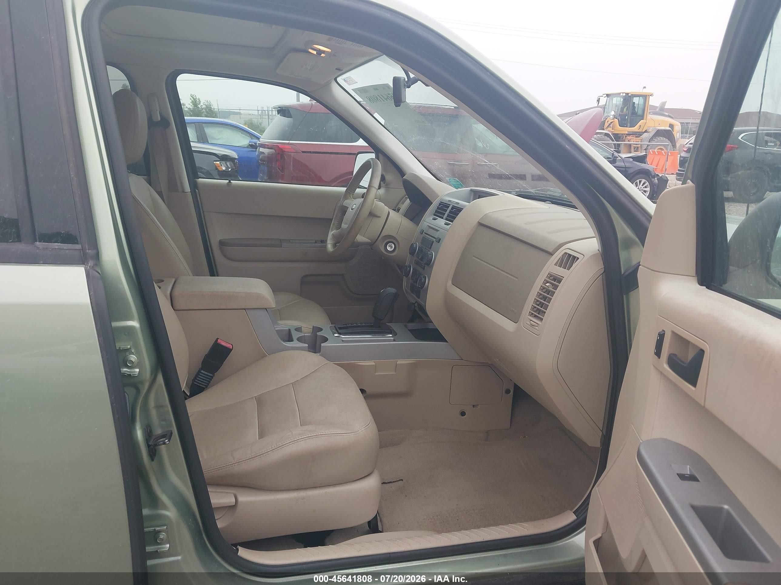 2008 Ford Escape Xlt Green vin: 1FMCU93148KD50334