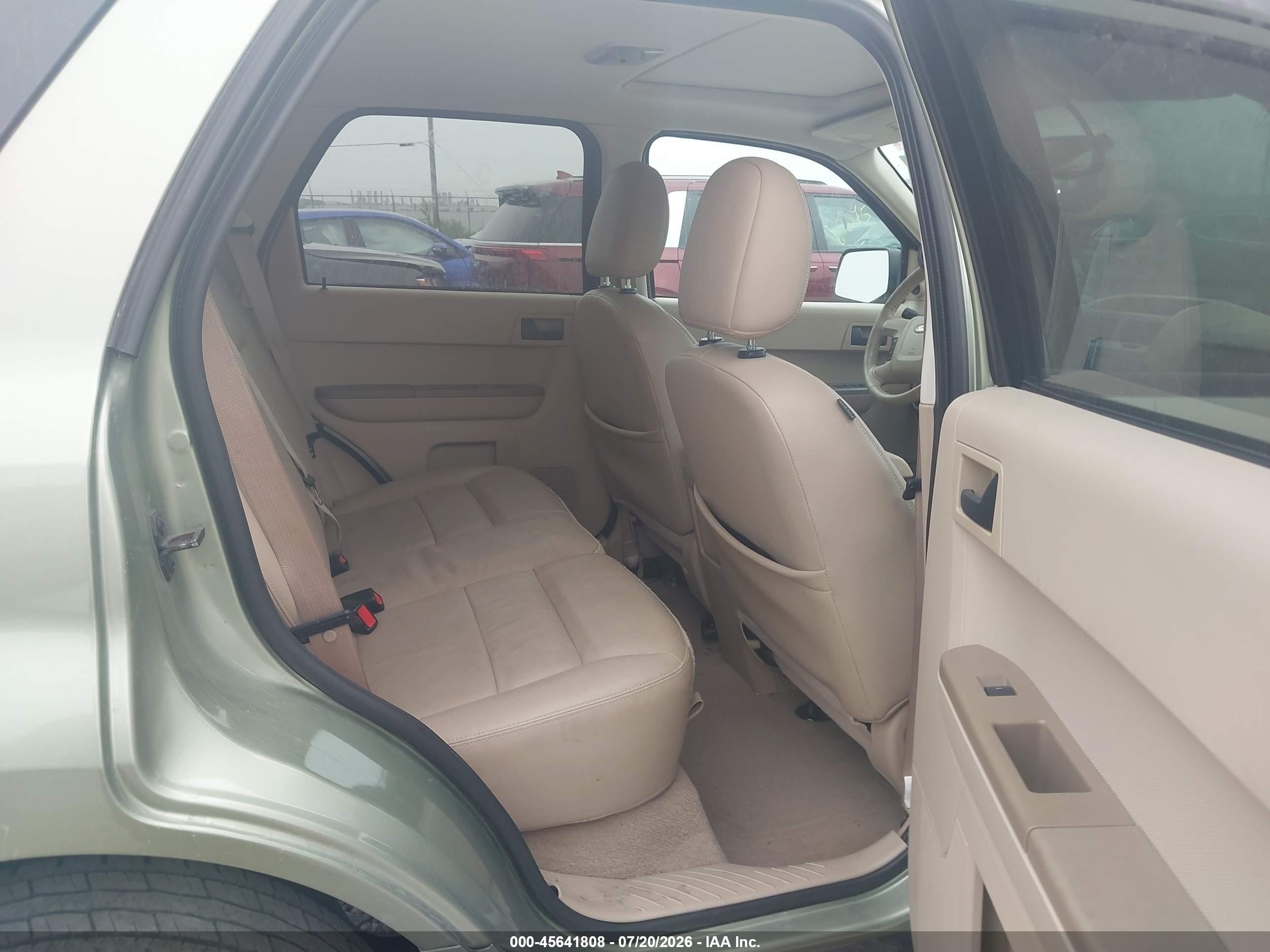 2008 Ford Escape Xlt Green vin: 1FMCU93148KD50334