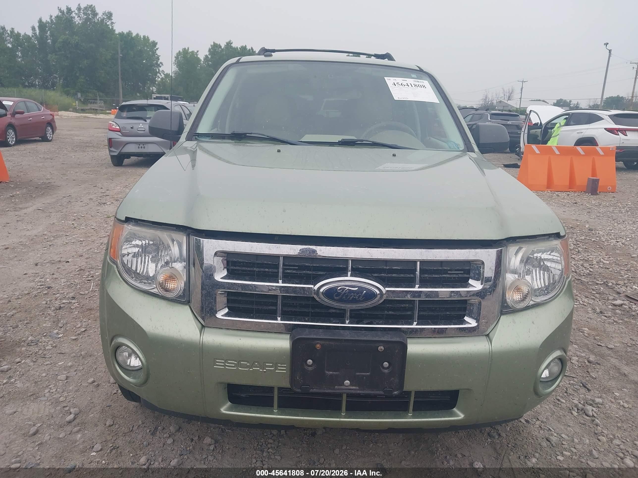2008 Ford Escape Xlt Green vin: 1FMCU93148KD50334