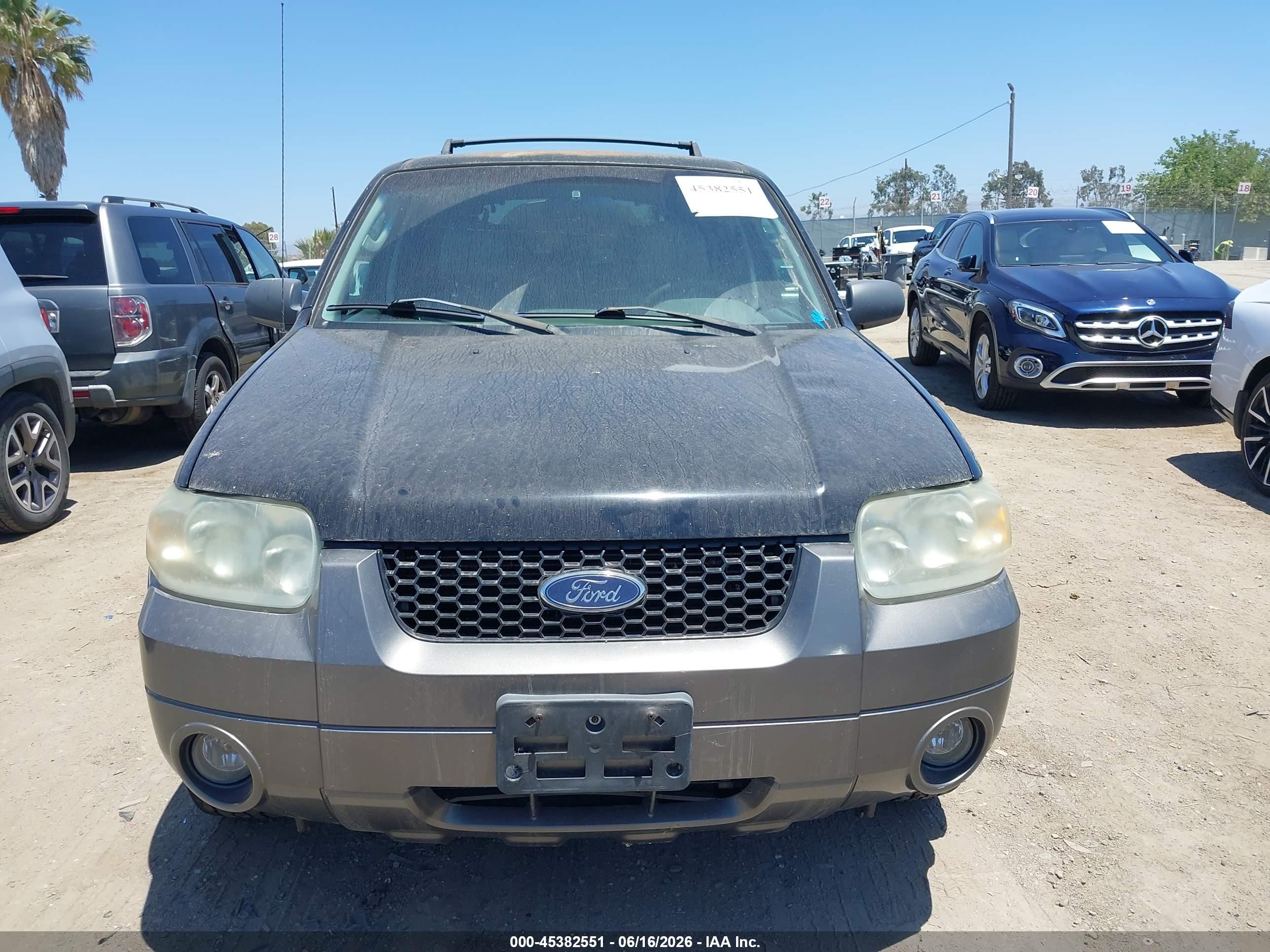 2006 Ford Escape Xlt/xlt Sport Black vin: 1FMCU93156KB36255