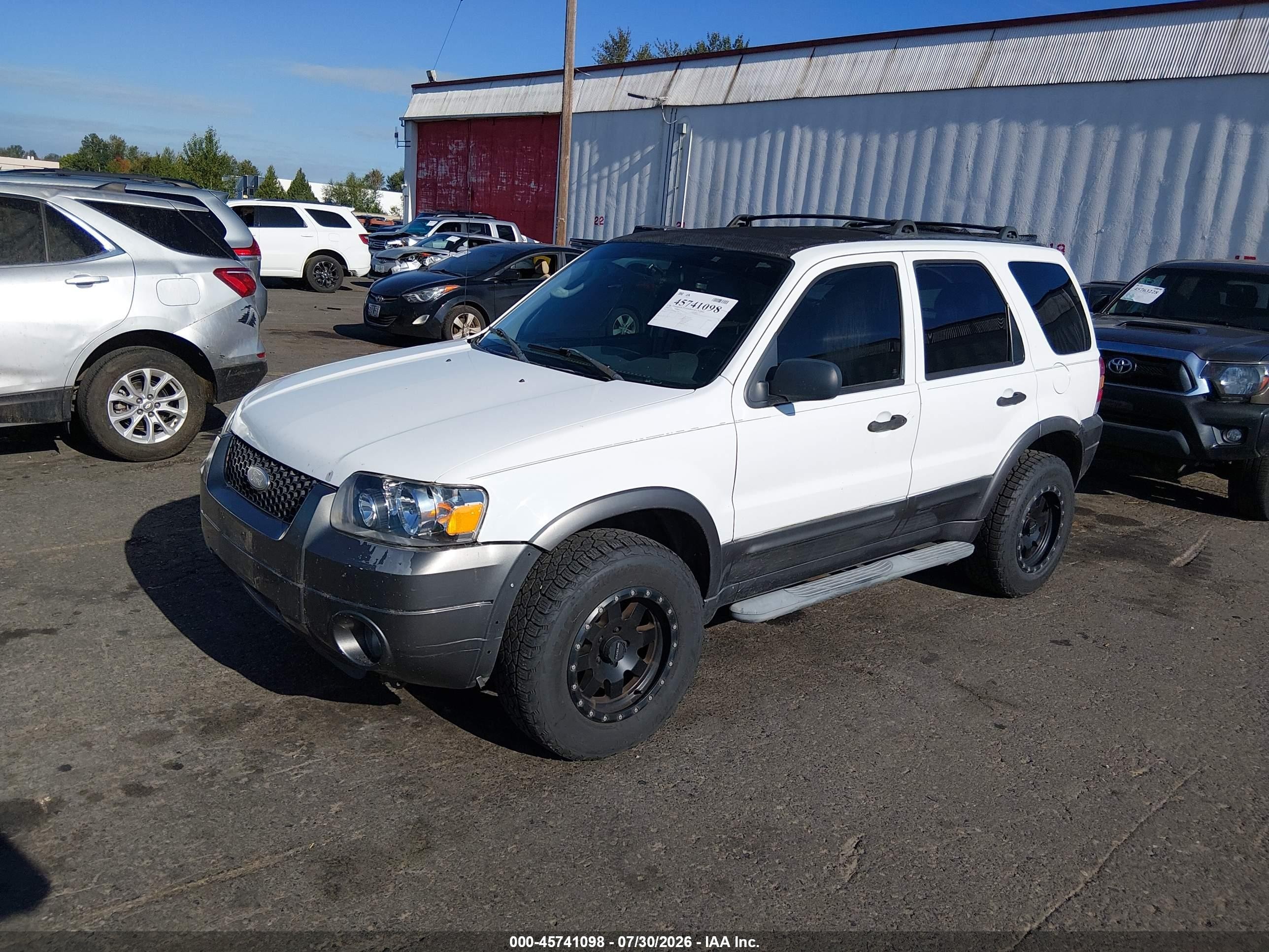 2006 Ford Escape Xlt/xlt Sport White vin: 1FMCU93156KB57946