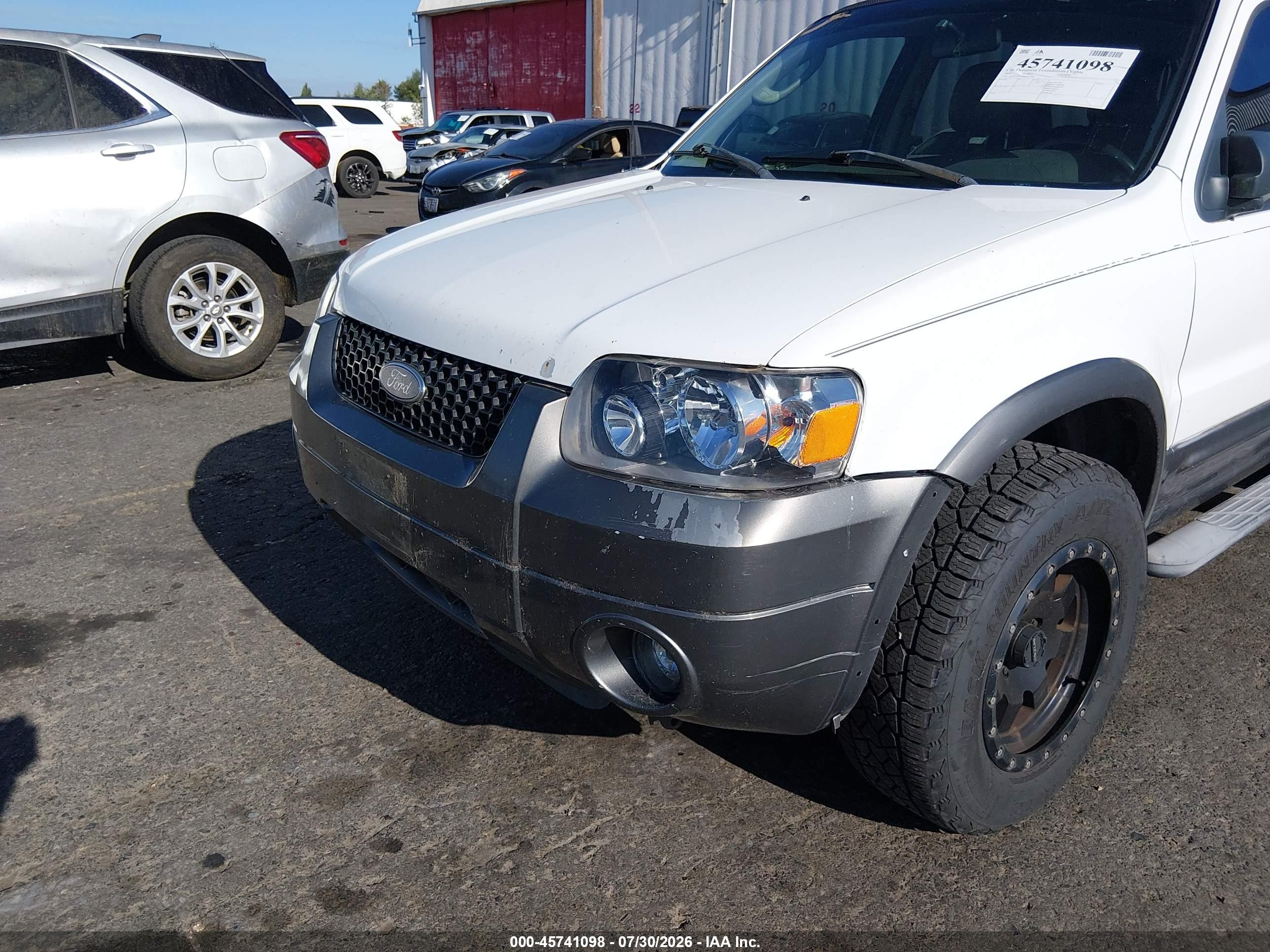 2006 Ford Escape Xlt/xlt Sport White vin: 1FMCU93156KB57946