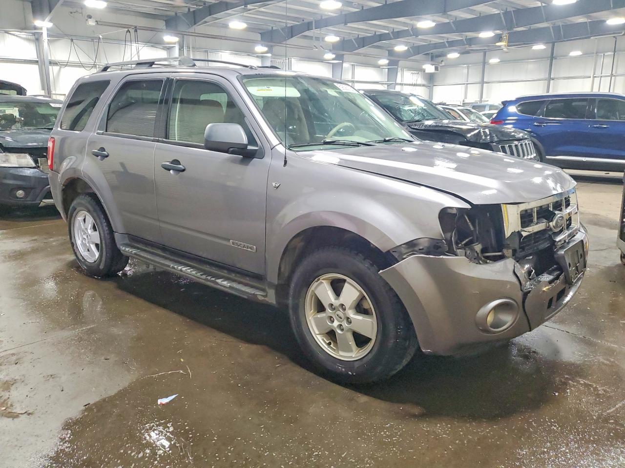2008 Ford Escape Xlt Gray vin: 1FMCU93158KE20178