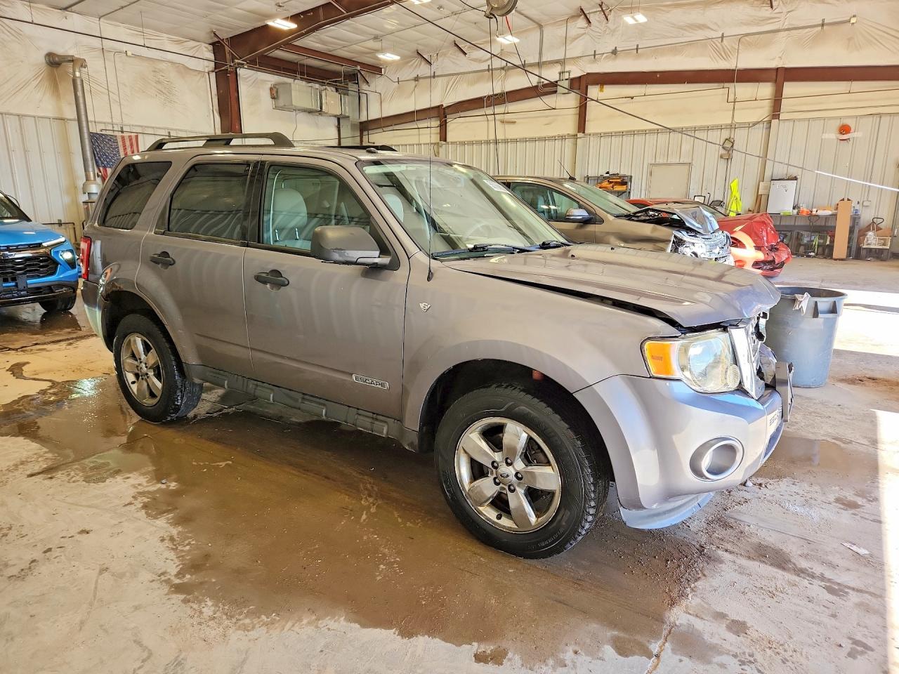 2008 Ford Escape Xlt Gray vin: 1FMCU93168KB67551